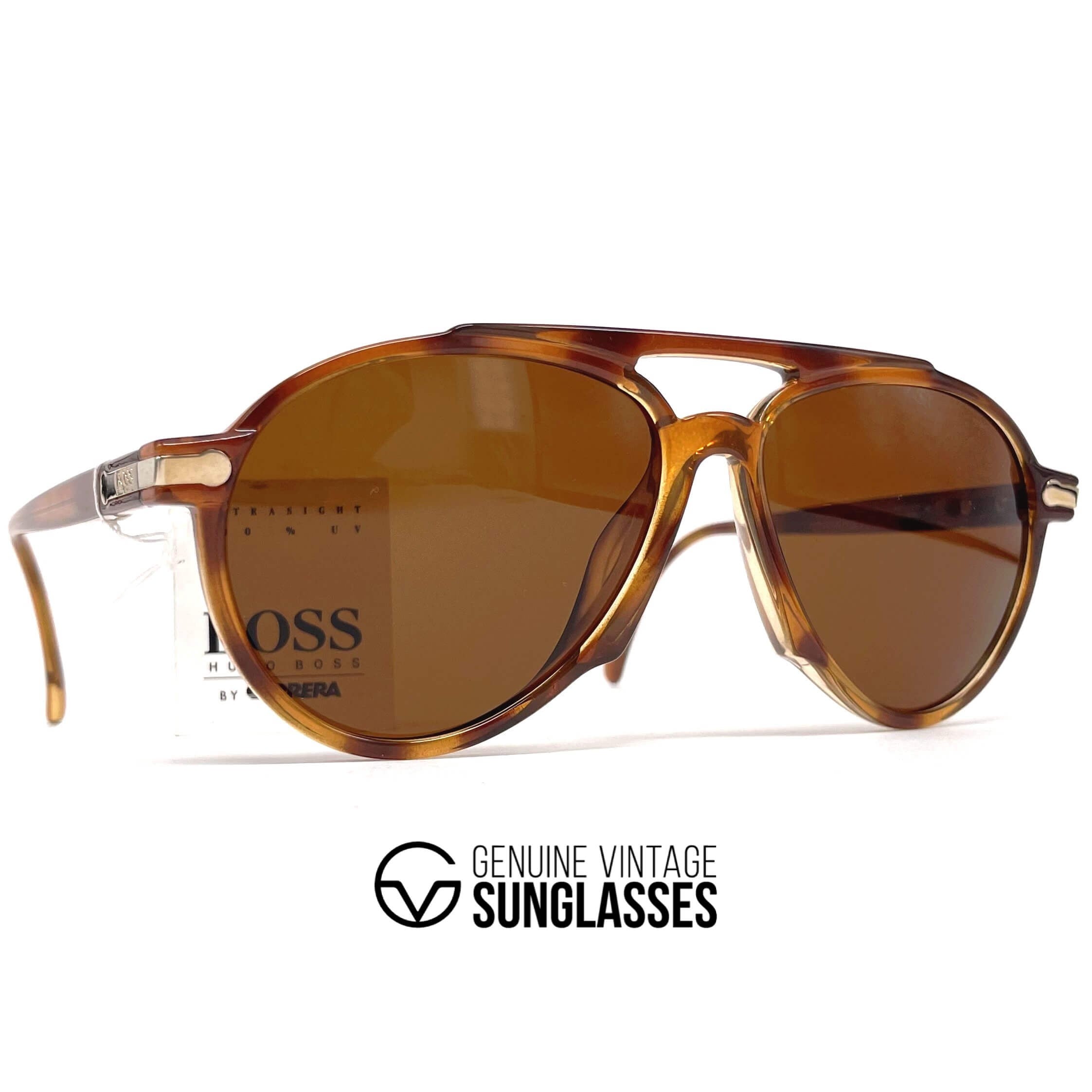 Vintage CARRERA 5150 by BOSS tortoise shell aviator sunglasses