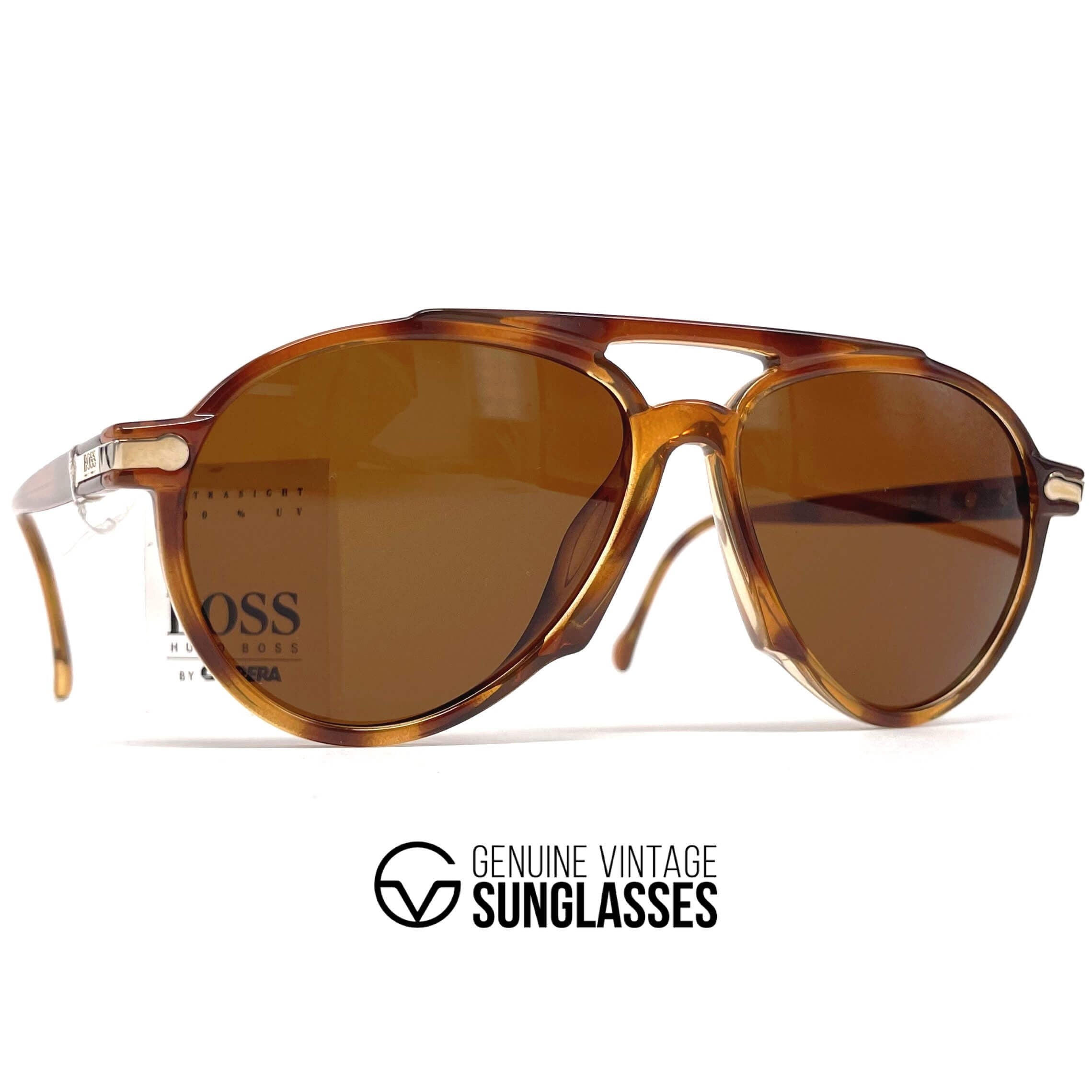 Vintage CARRERA 5150 by BOSS tortoise shell aviator sunglasses