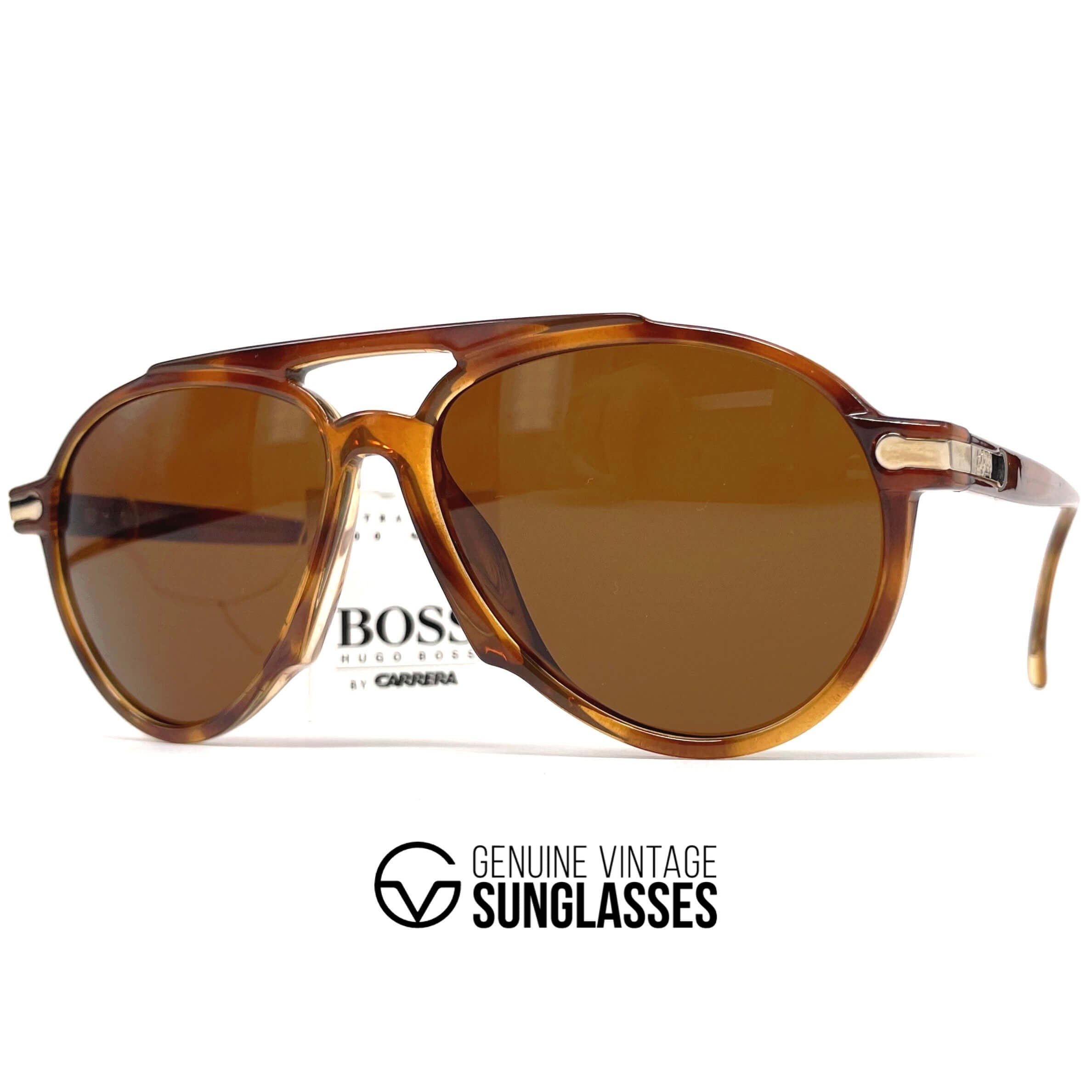 Vintage CARRERA 5150 by BOSS tortoise shell aviator sunglasses