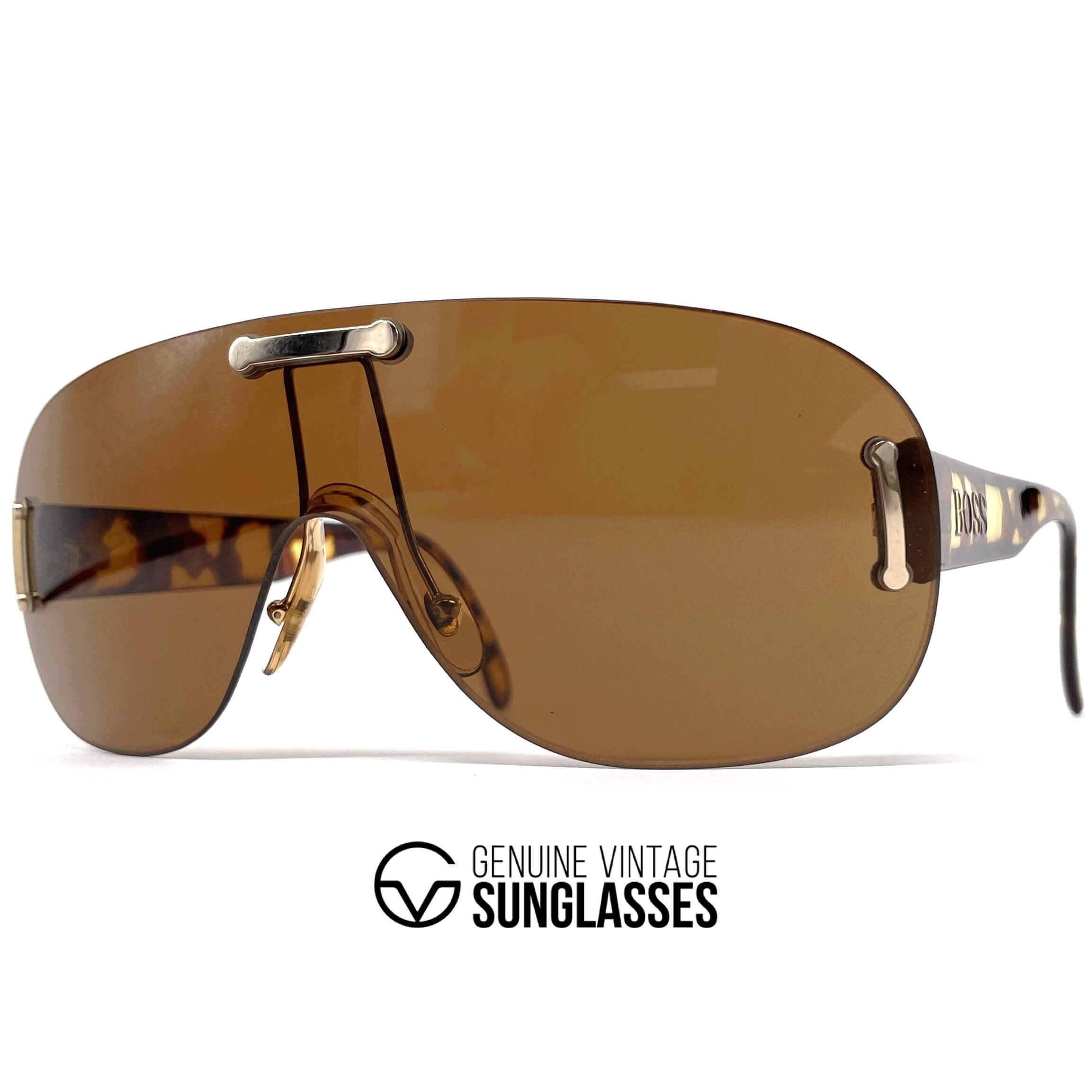 Vintage CARRERA 5155 by BOSS XL shield sunglasses