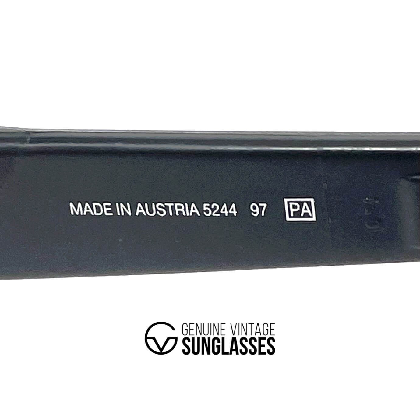 Vintage CARRERA 5244 by SUNJET black designer sunglasses