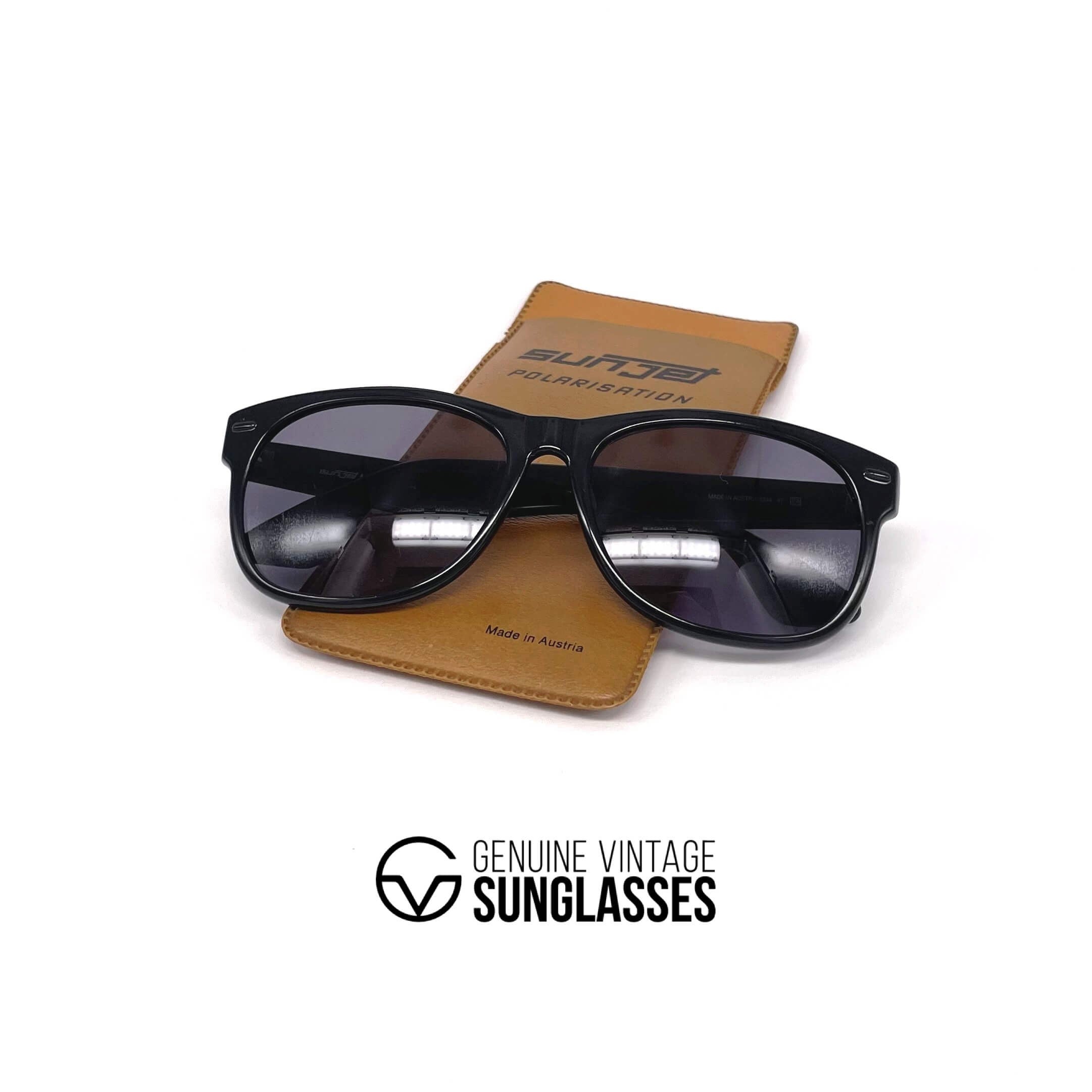 Vintage CARRERA 5244 by SUNJET black designer sunglasses