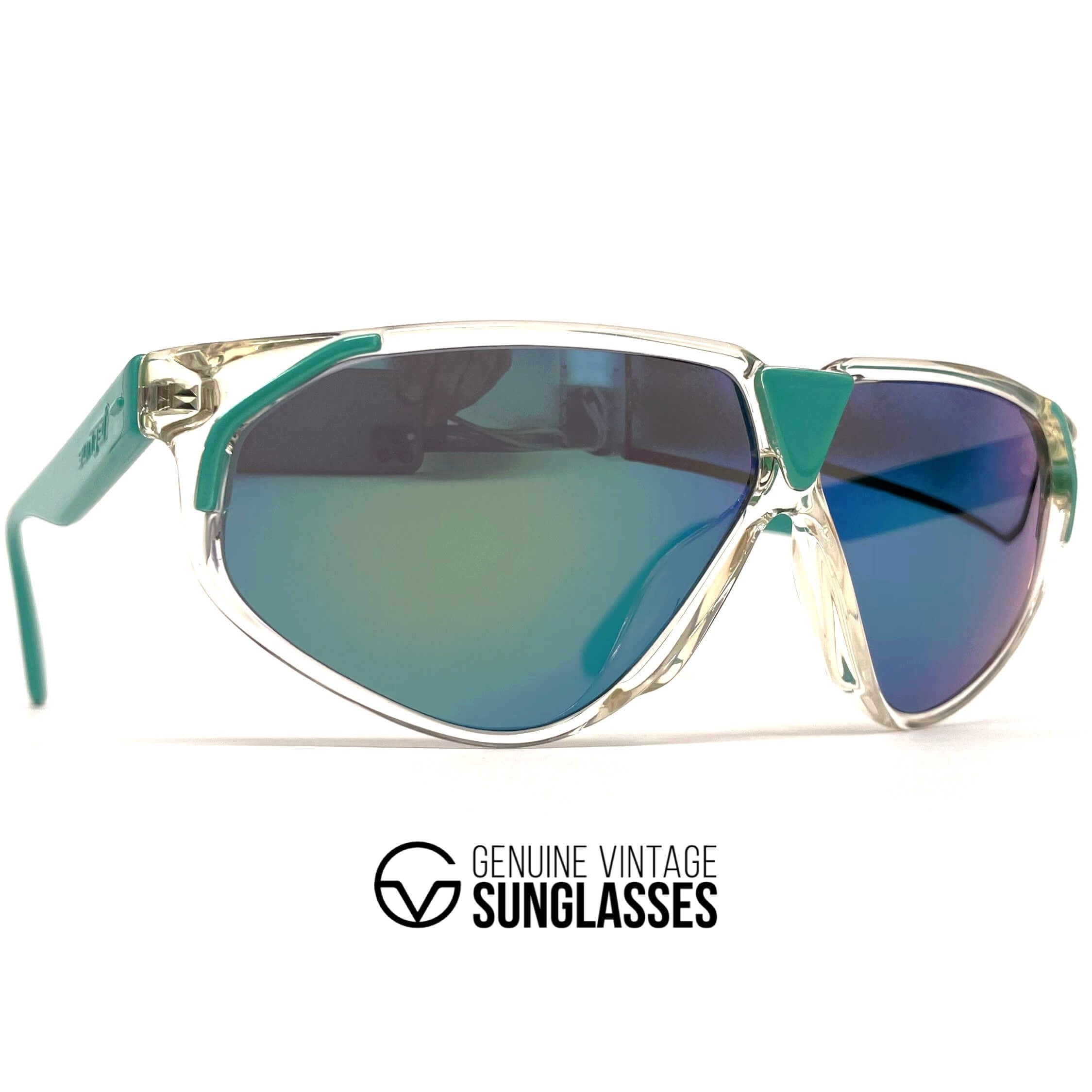 Vintage CARRERA 5247 by SUNJET rare mirrored crystal sunglasses