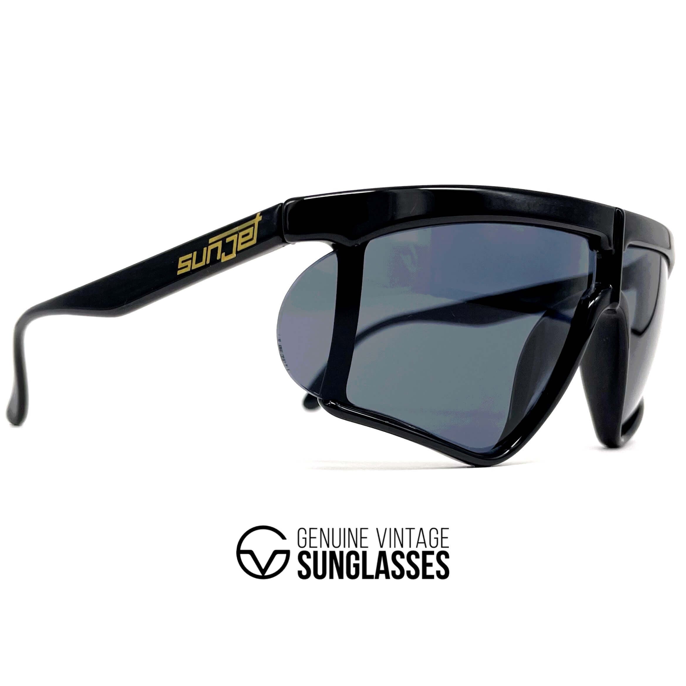 Vintage CARRERA 5262 by SUNJET black rimless sunglasses