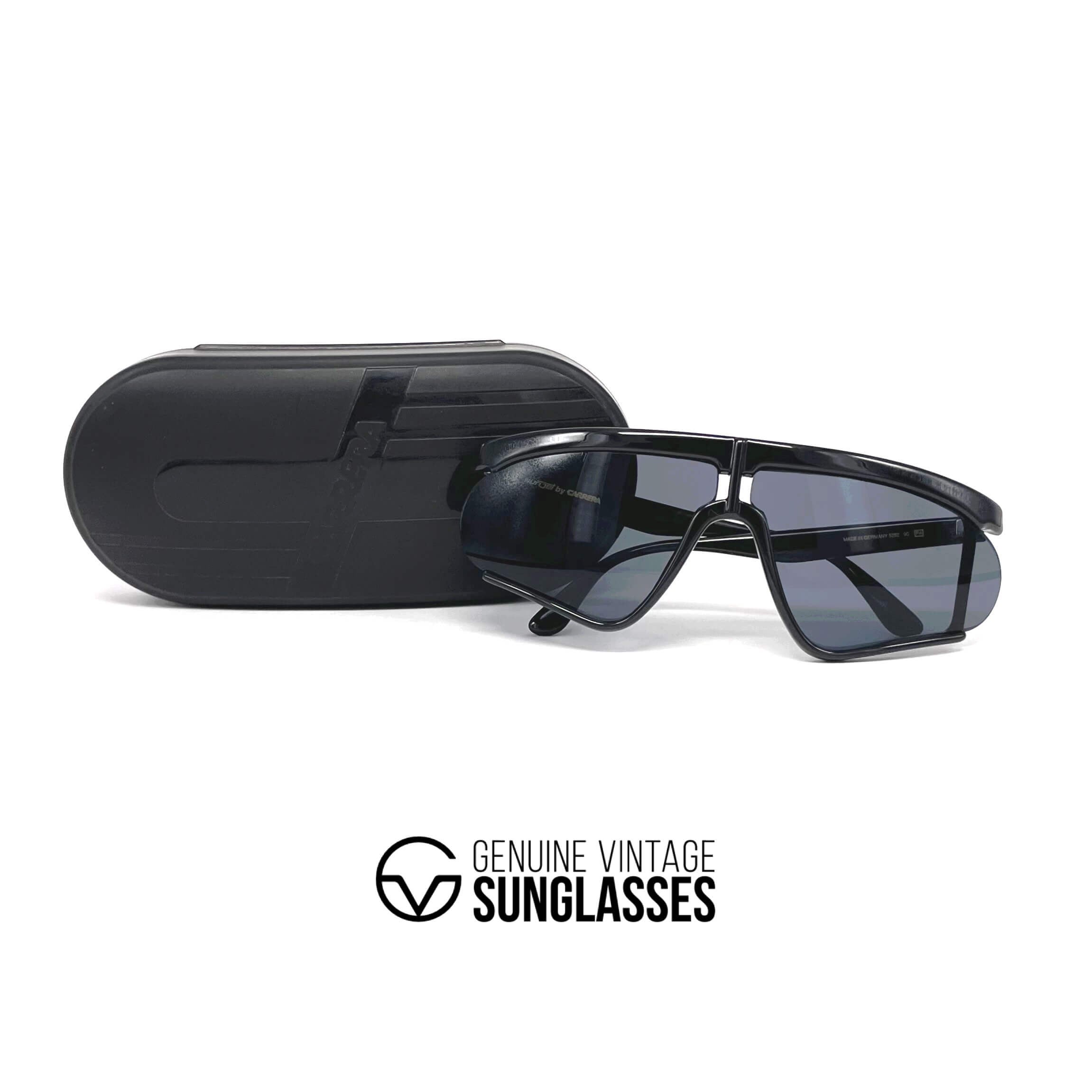 Vintage CARRERA 5262 by SUNJET black rimless sunglasses