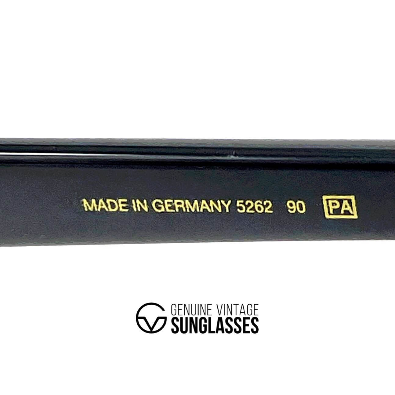 Vintage CARRERA 5262 by SUNJET black rimless sunglasses
