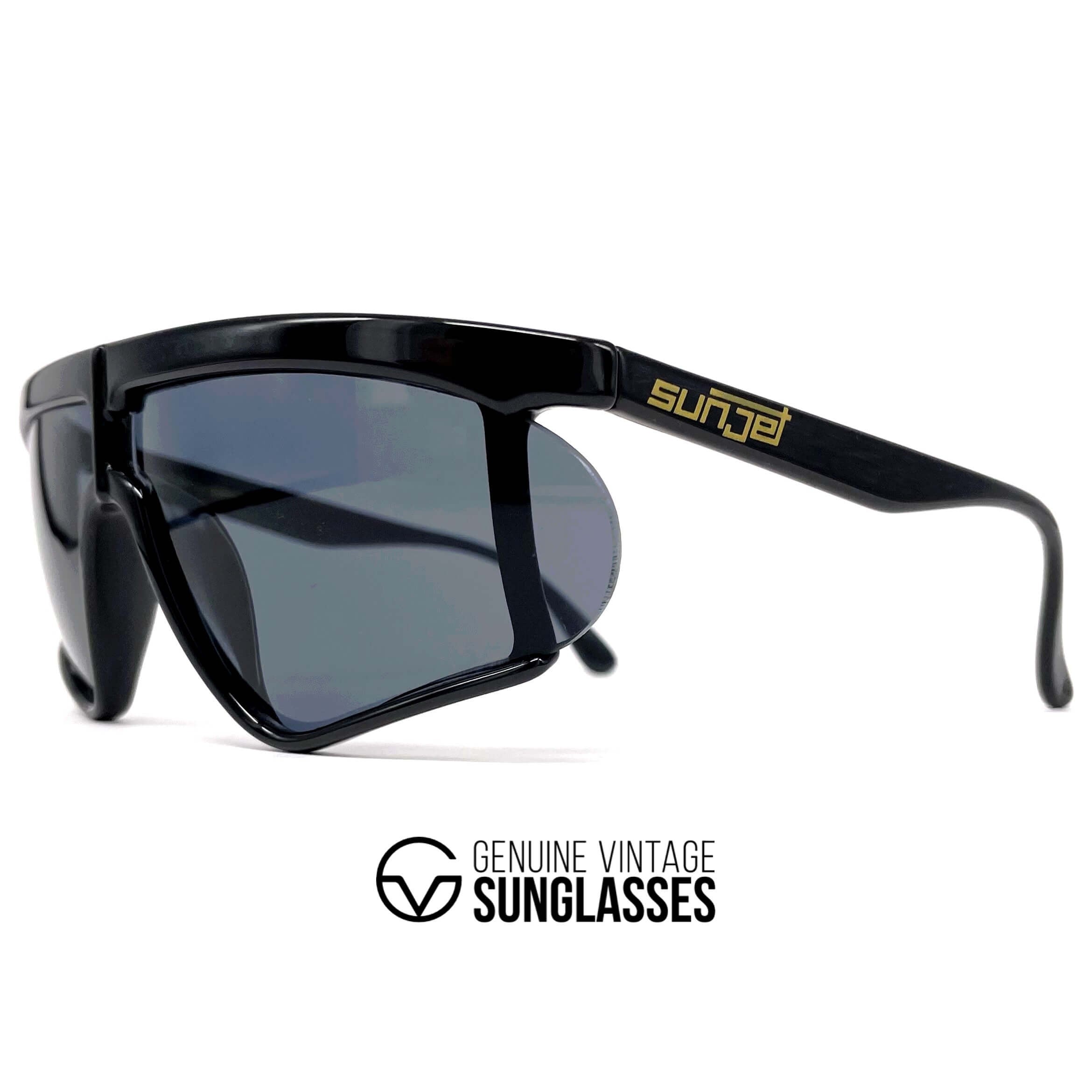 Vintage CARRERA 5262 by SUNJET black rimless sunglasses