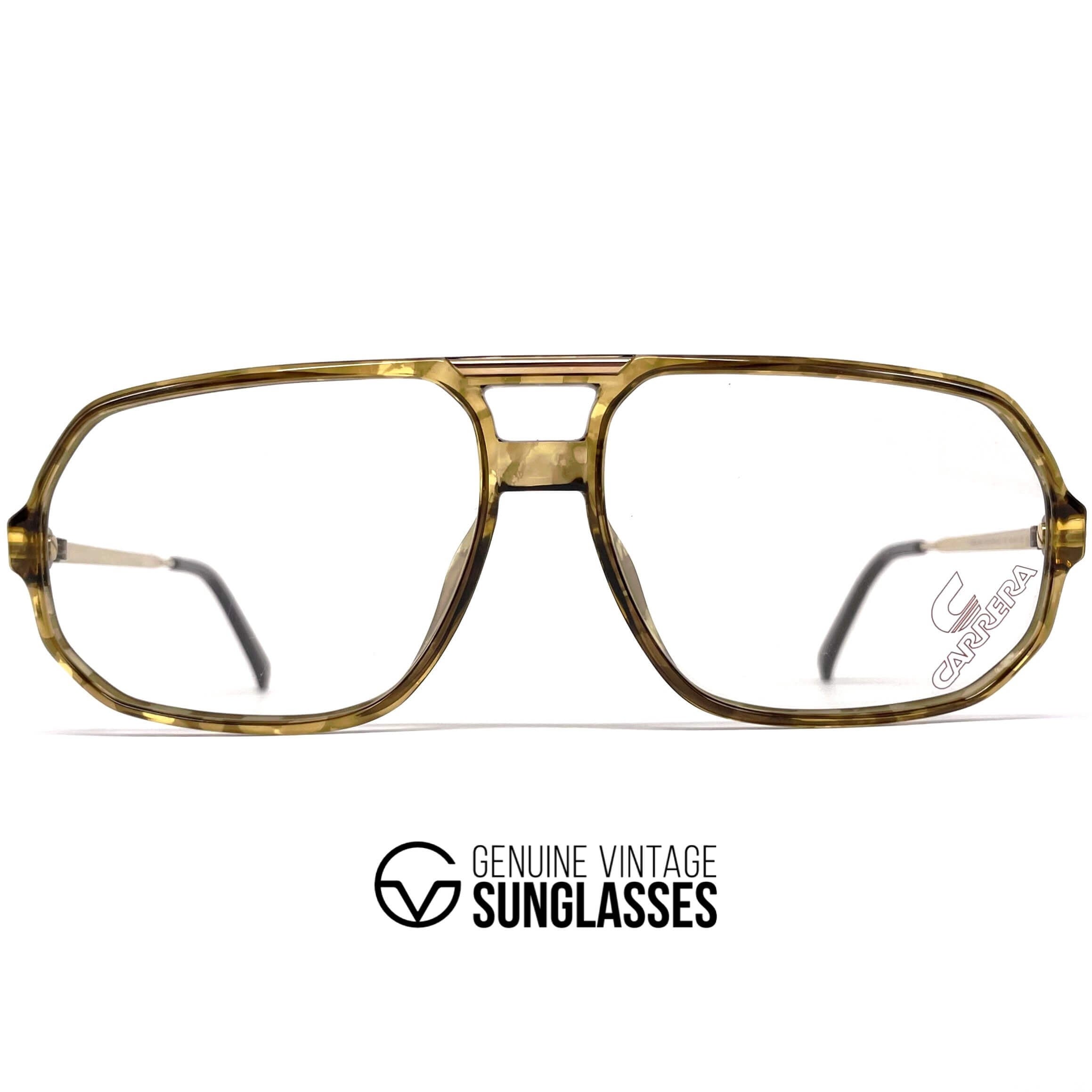 Vintage CARRERA 5311 clear tortoise designer glasses frames