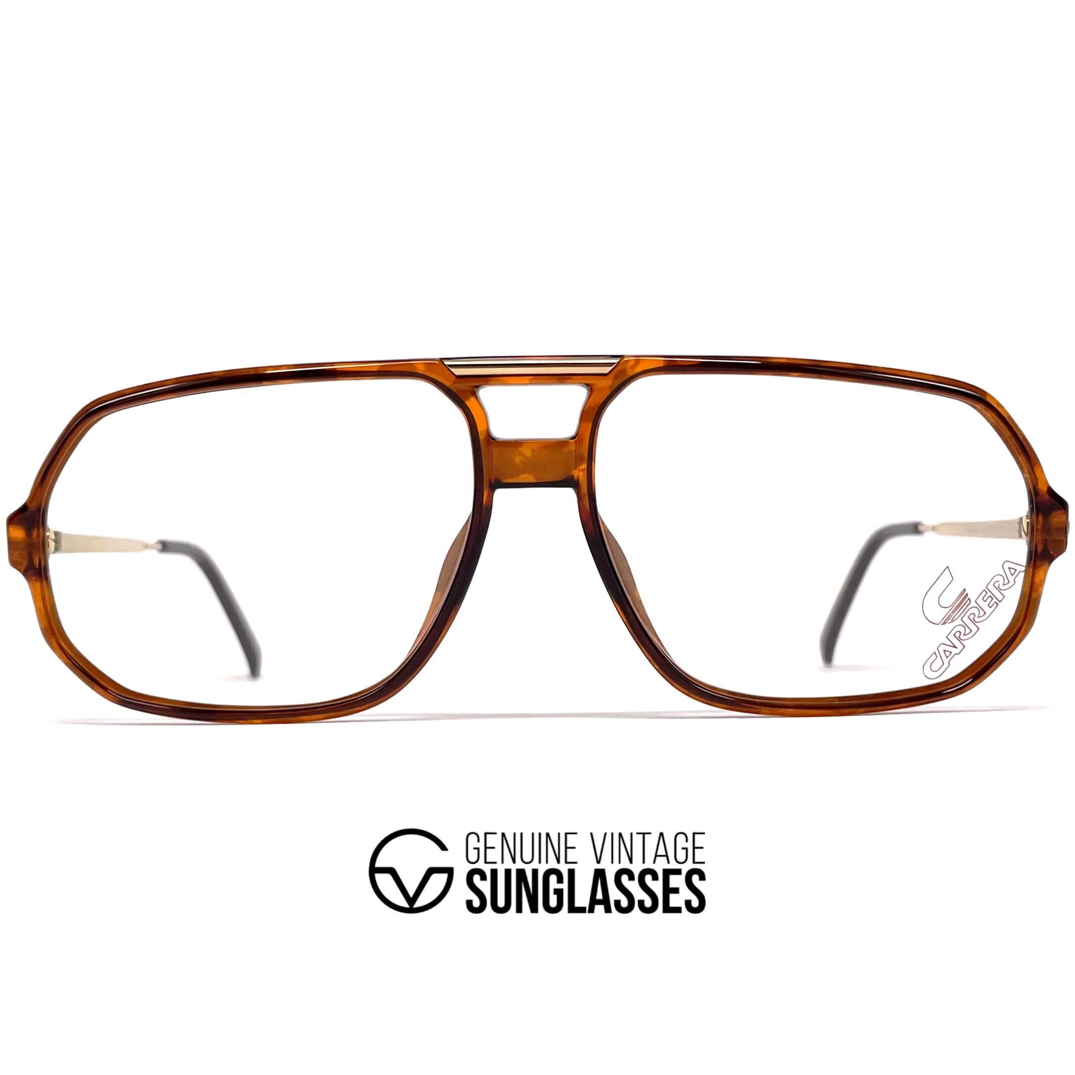 Vintage CARRERA 5311 tortoise designer aviator glasses frames