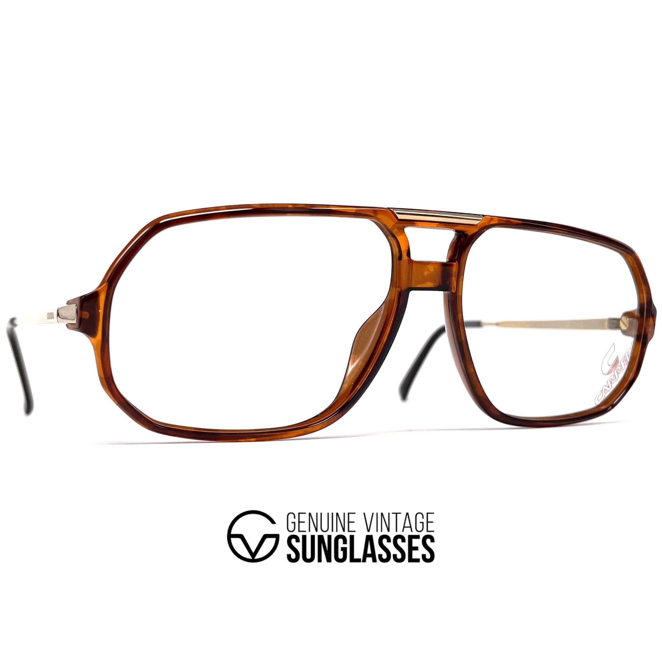 Vintage CARRERA 5311 tortoise designer aviator glasses frames