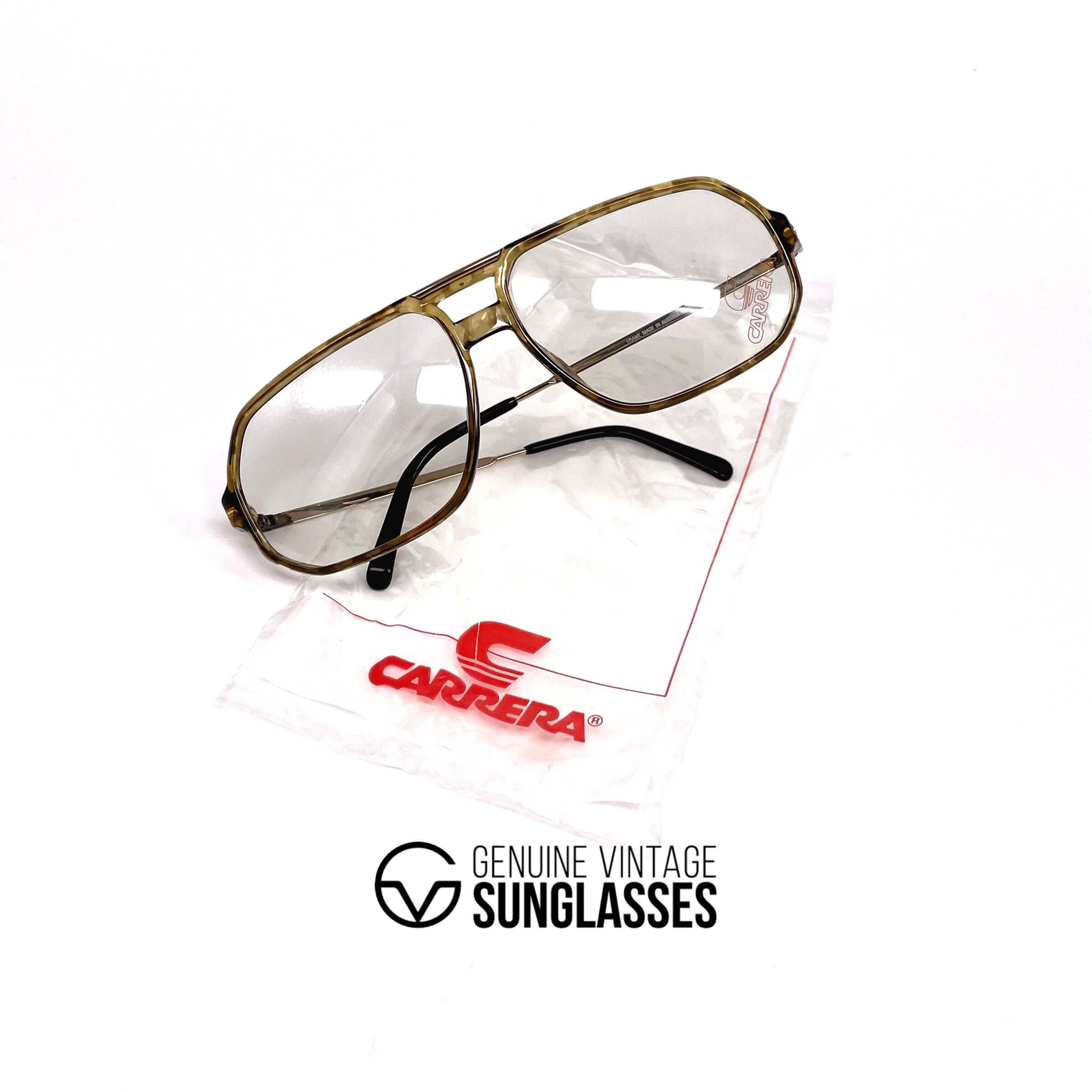 Vintage CARRERA 5311 clear tortoise designer glasses frames