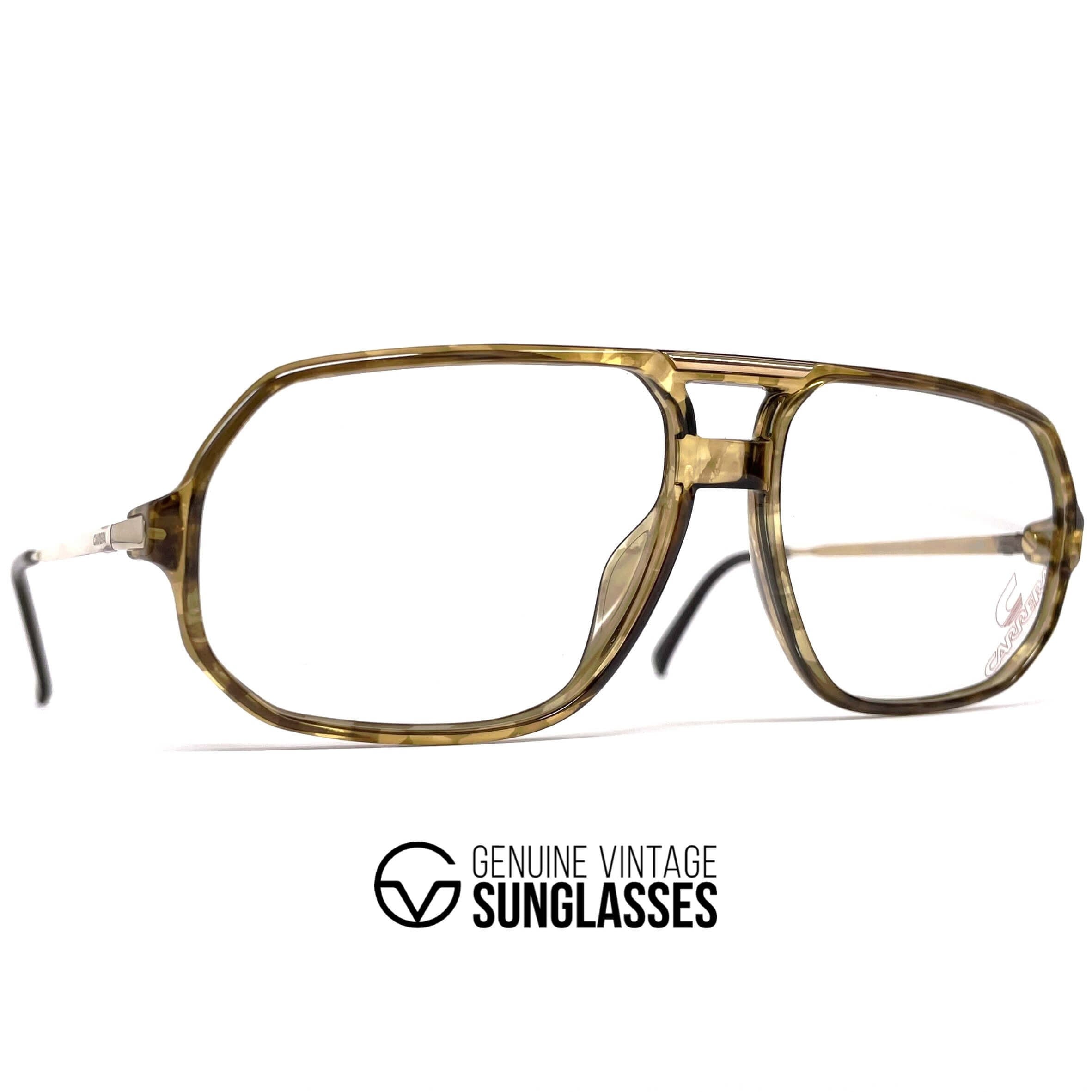Vintage CARRERA 5311 clear tortoise designer glasses frames