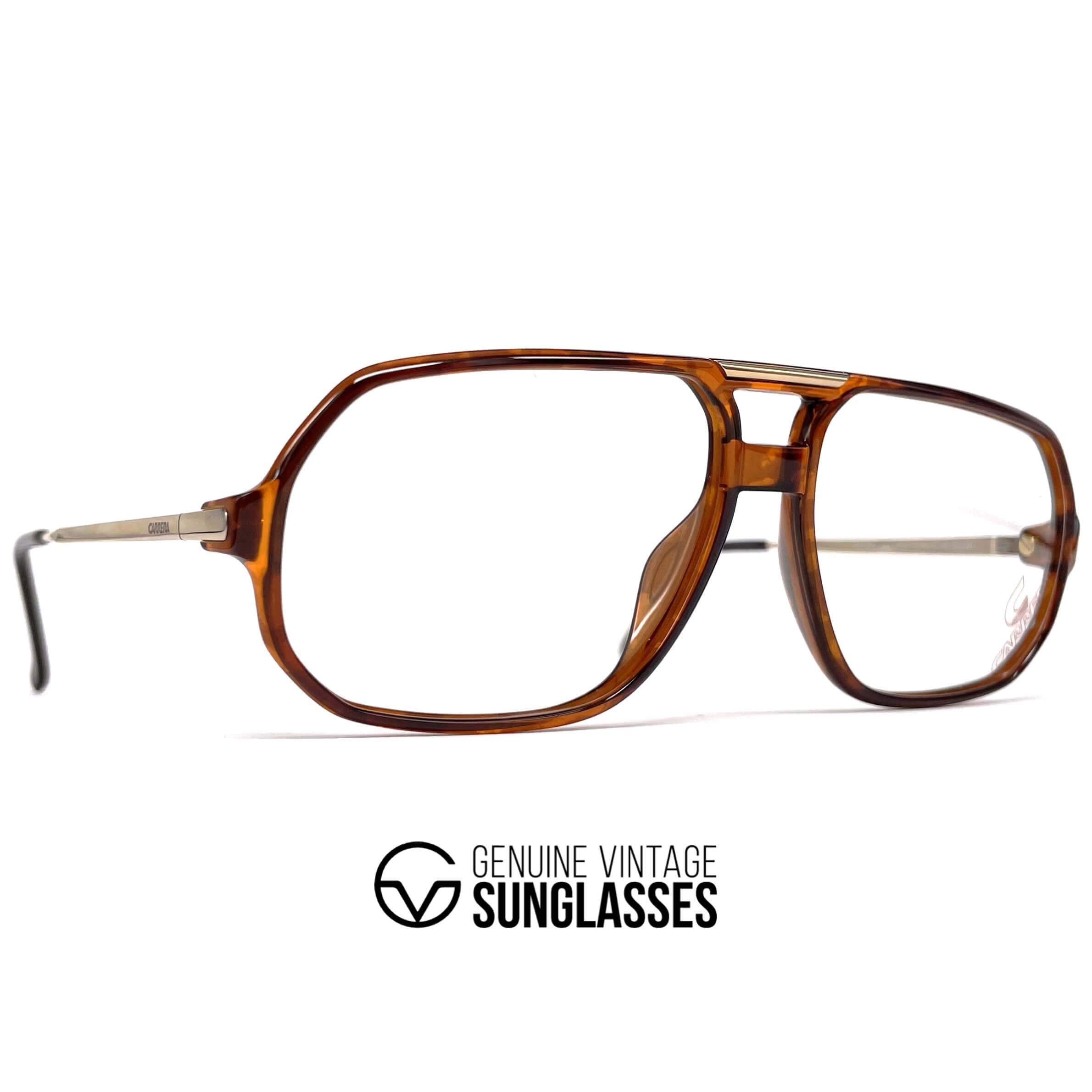 Vintage CARRERA 5311 tortoise designer aviator glasses frames