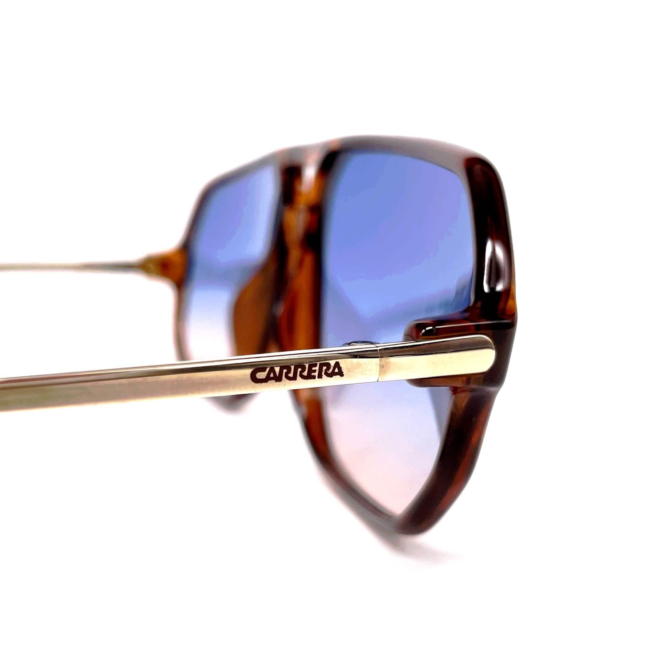 Vintage CARRERA 5311 tortoise designer aviator sunglasses