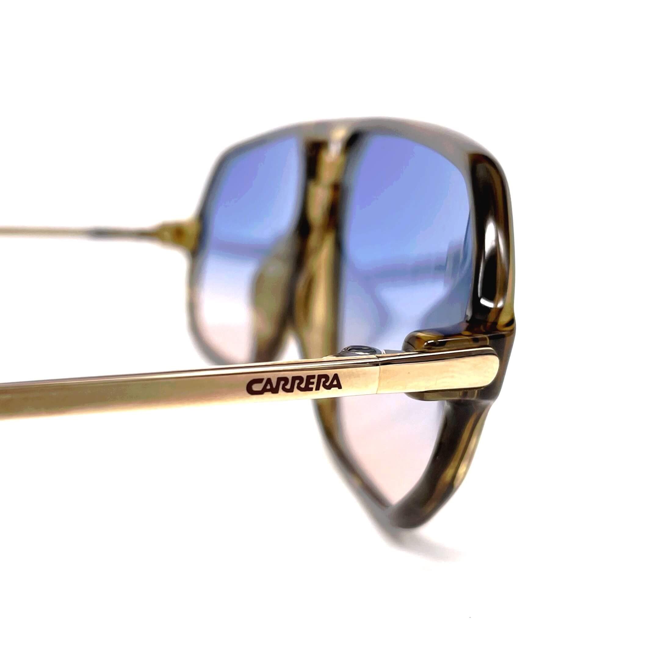 Vintage CARRERA 5311 tortoise designer aviator sunglasses