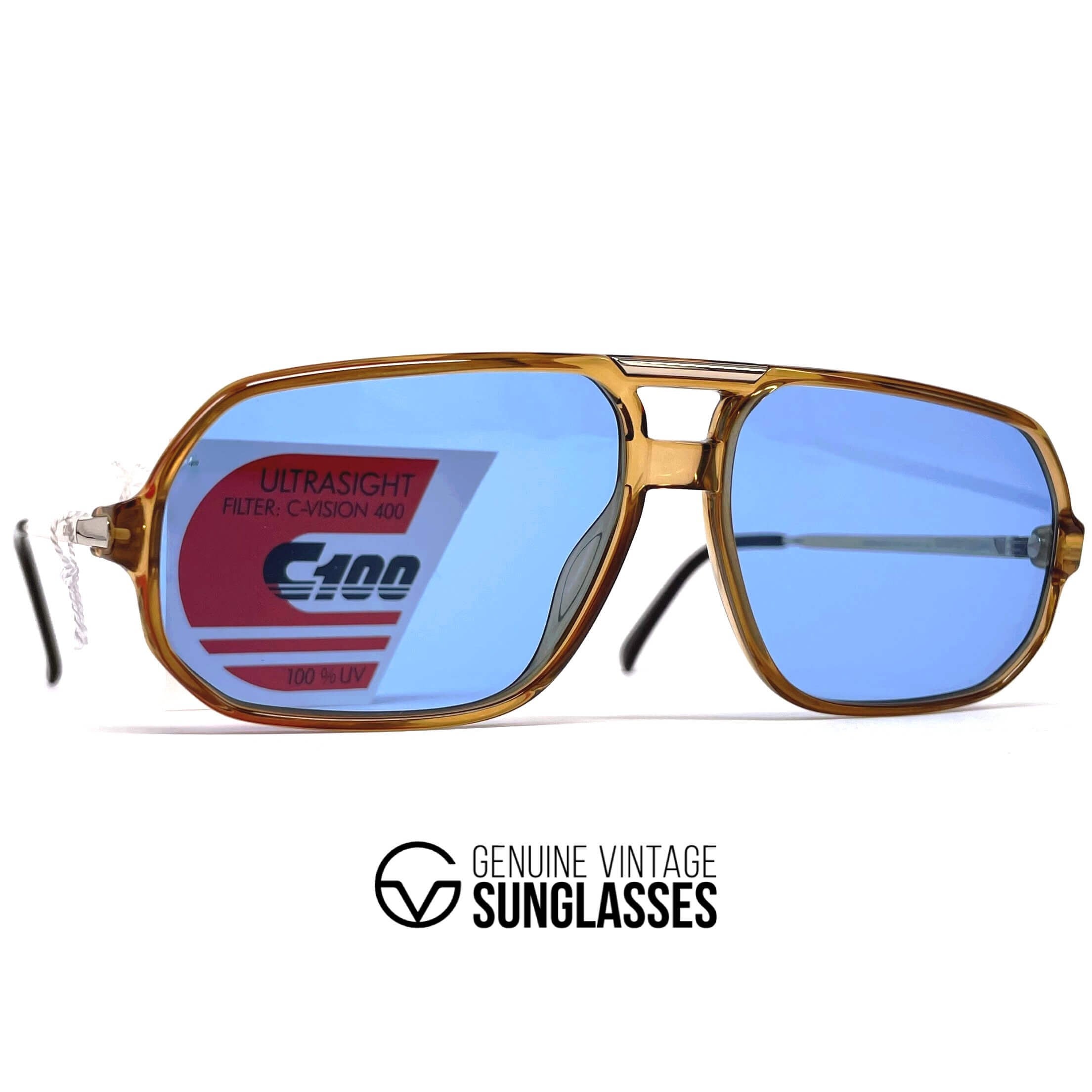 Vintage CARRERA 5311 crystal designer aviator sunglasses