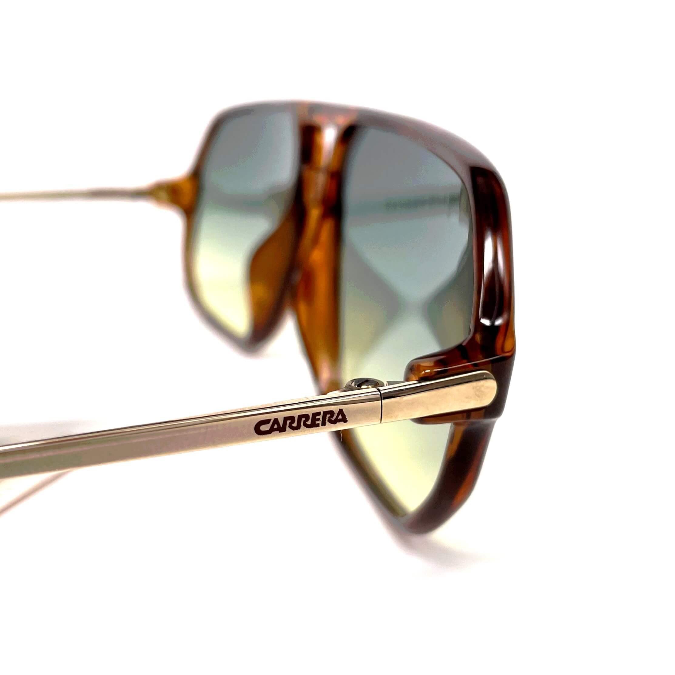 Vintage CARRERA 5311 tortoise designer aviator sunglasses