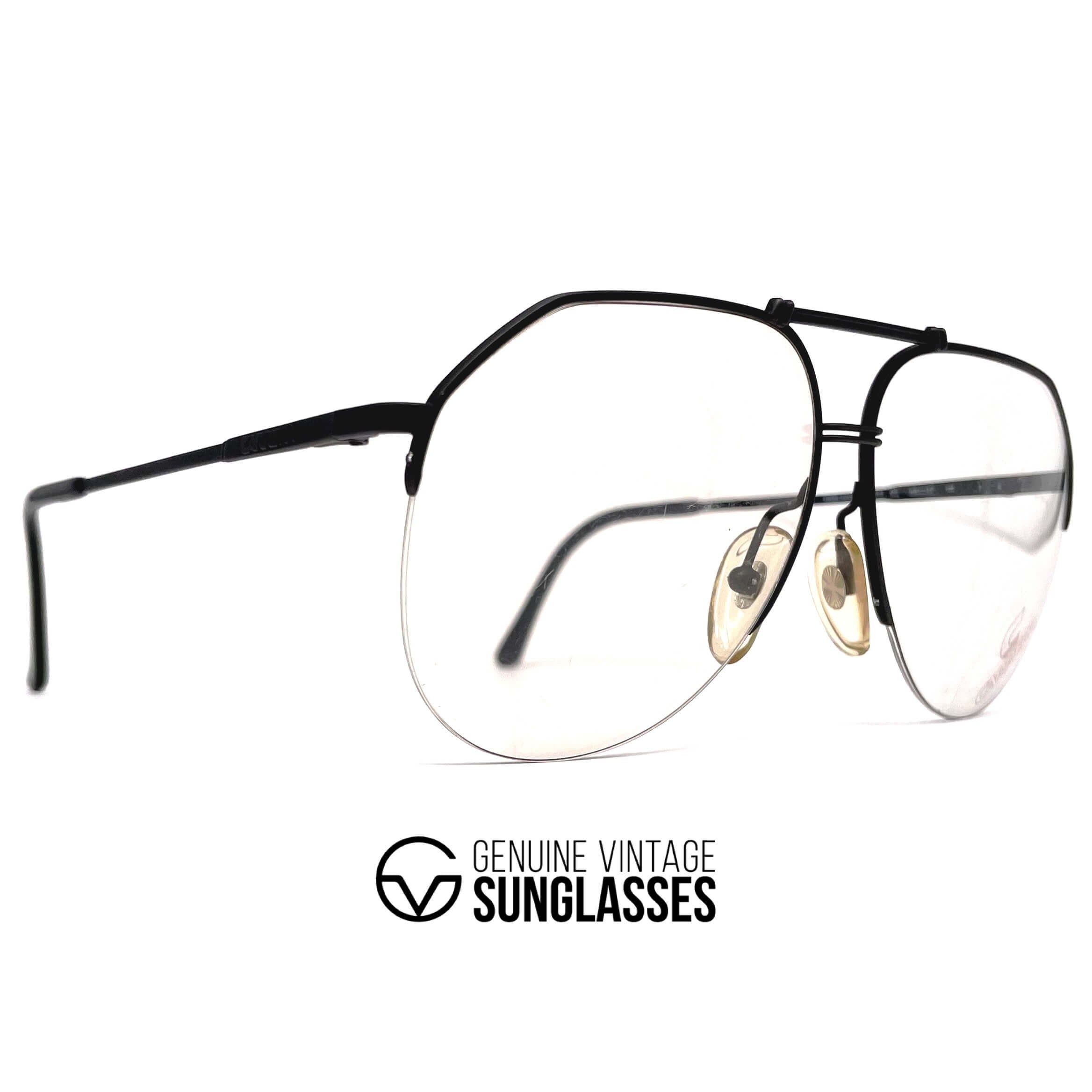Vintage CARRERA 5313 black rimless deisgner glasses frames