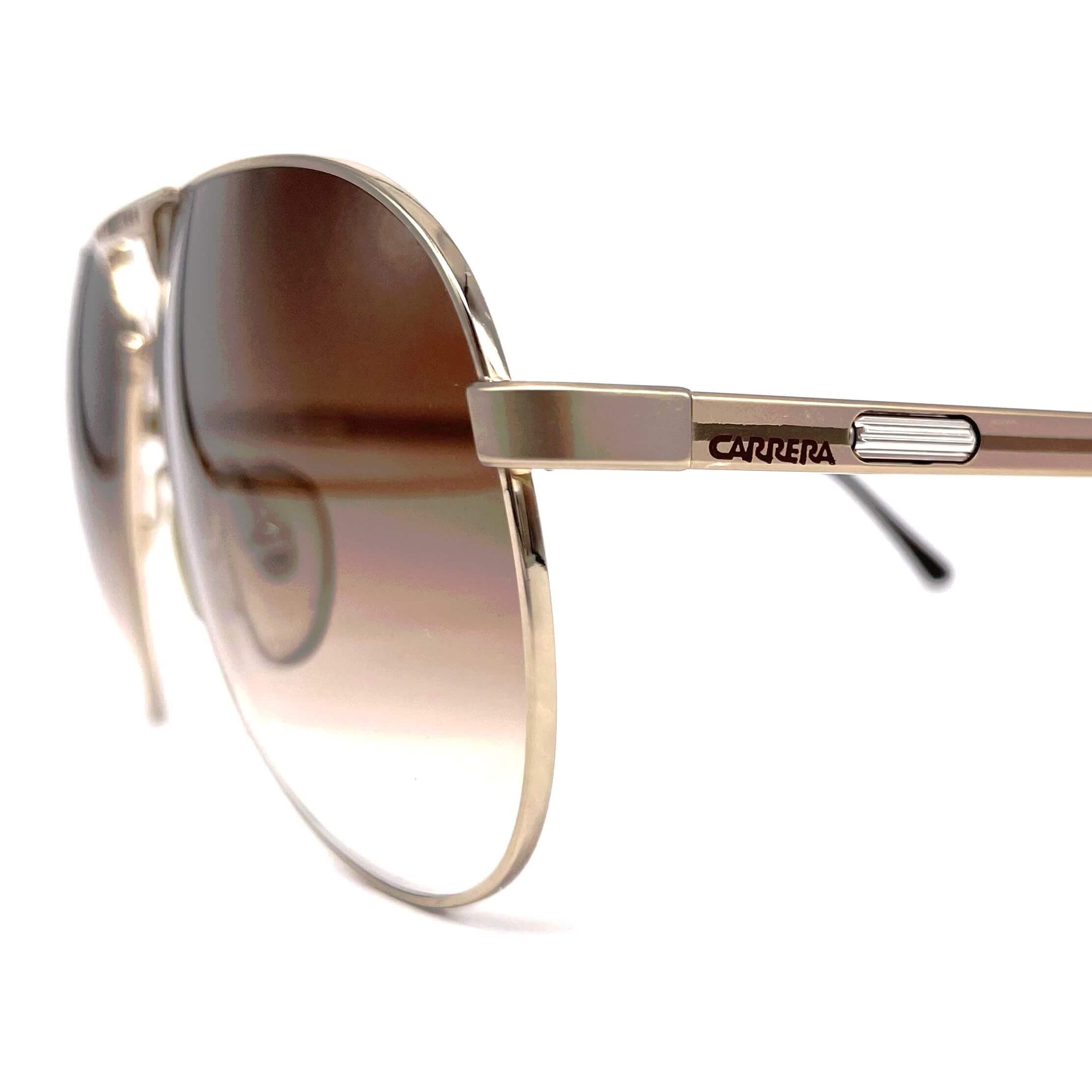 Vintage CARRERA 5318 VARIO gold aviator designer sunglasses