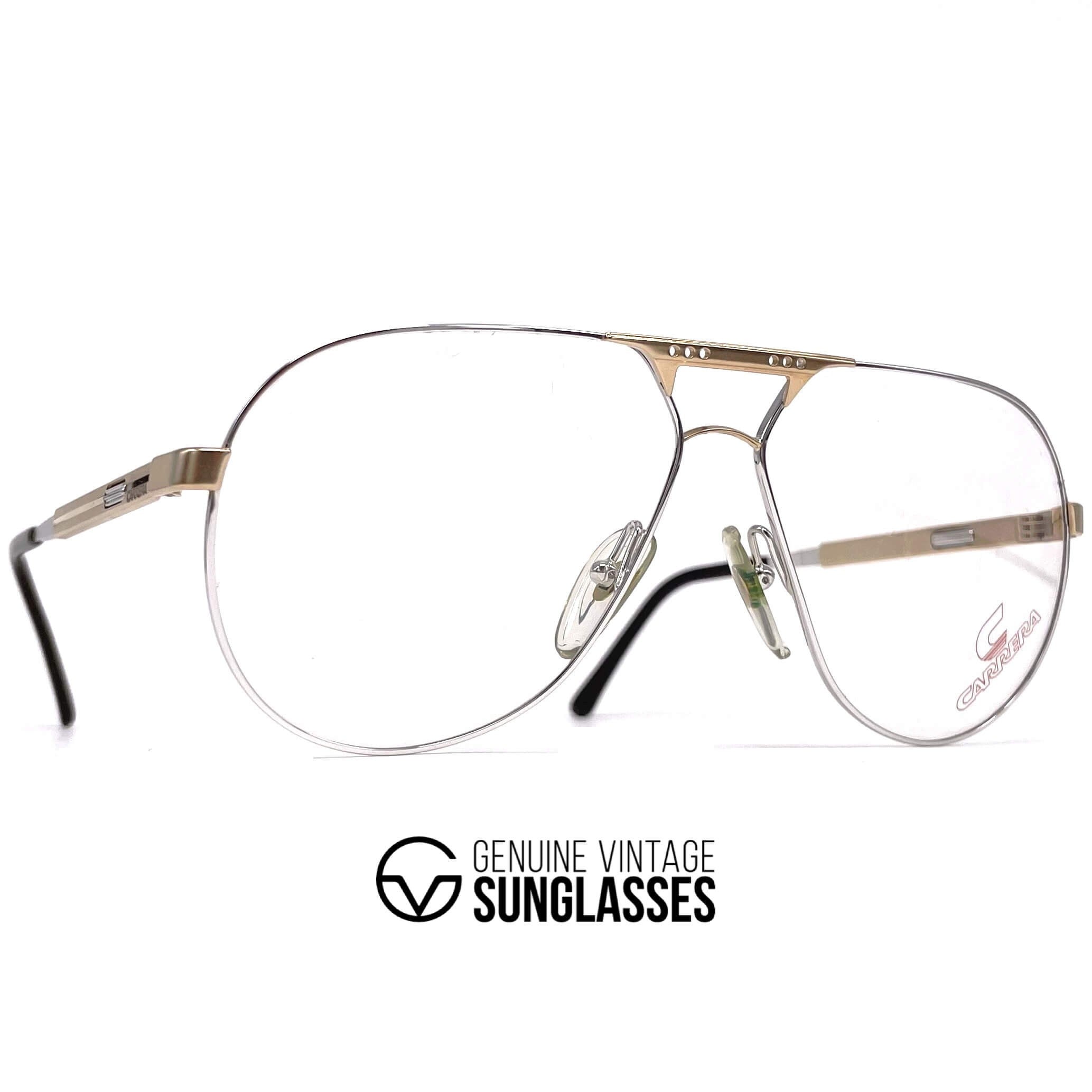 Vintage CARRERA 5318 VARIO gold glasses frames