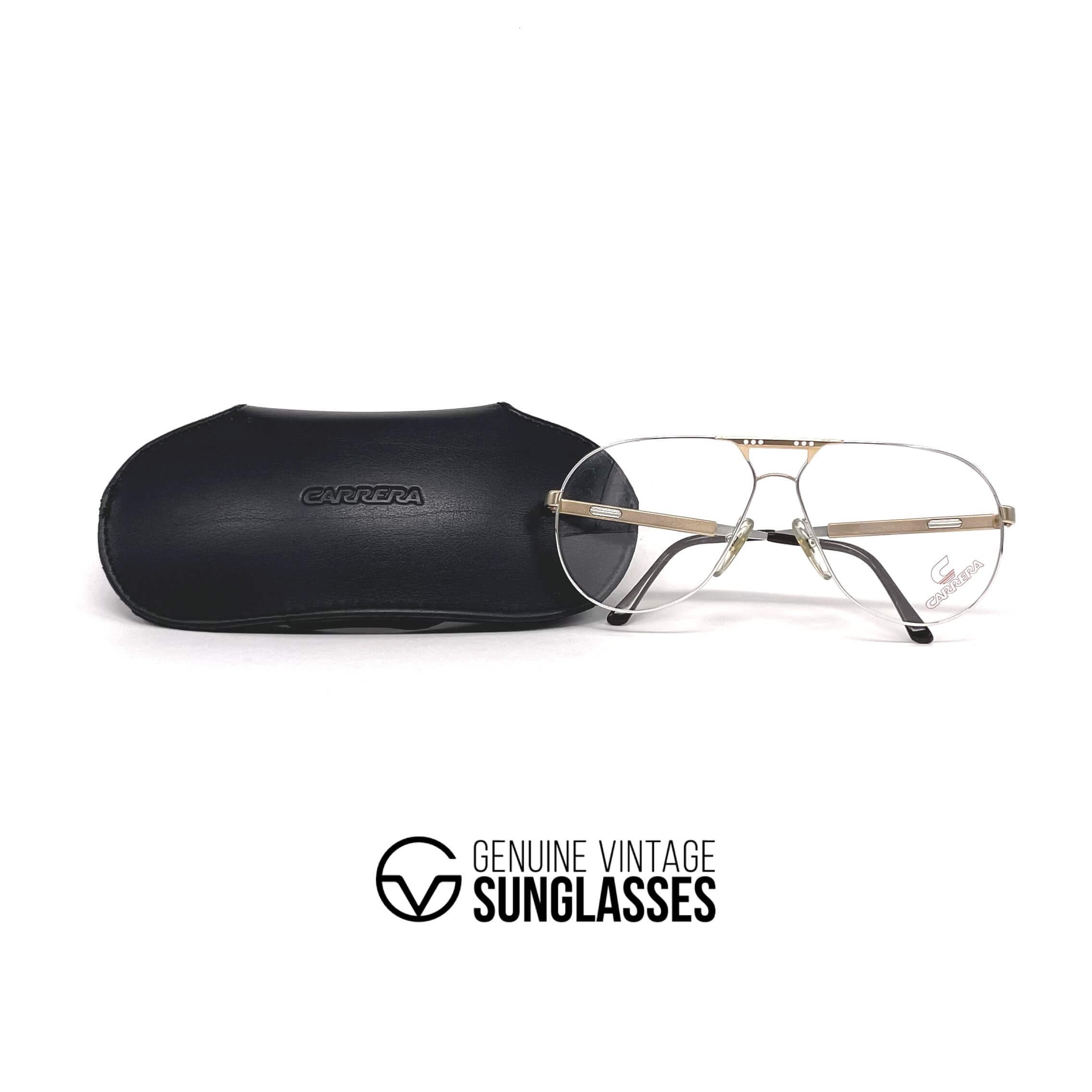 Vintage CARRERA 5318 VARIO gold glasses frames
