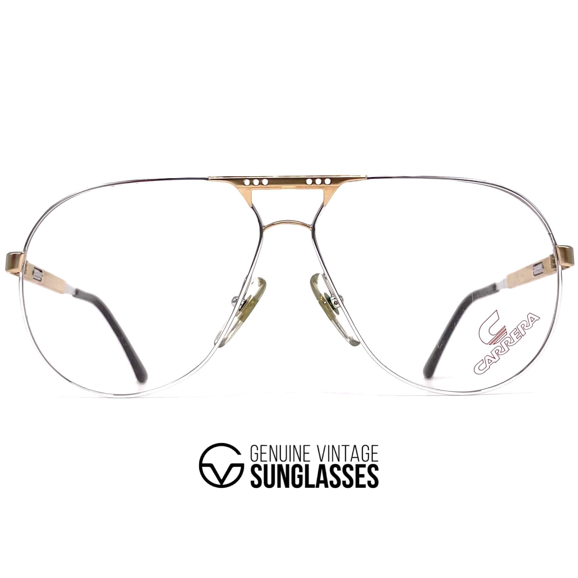 Vintage CARRERA 5318 VARIO gold glasses frames
