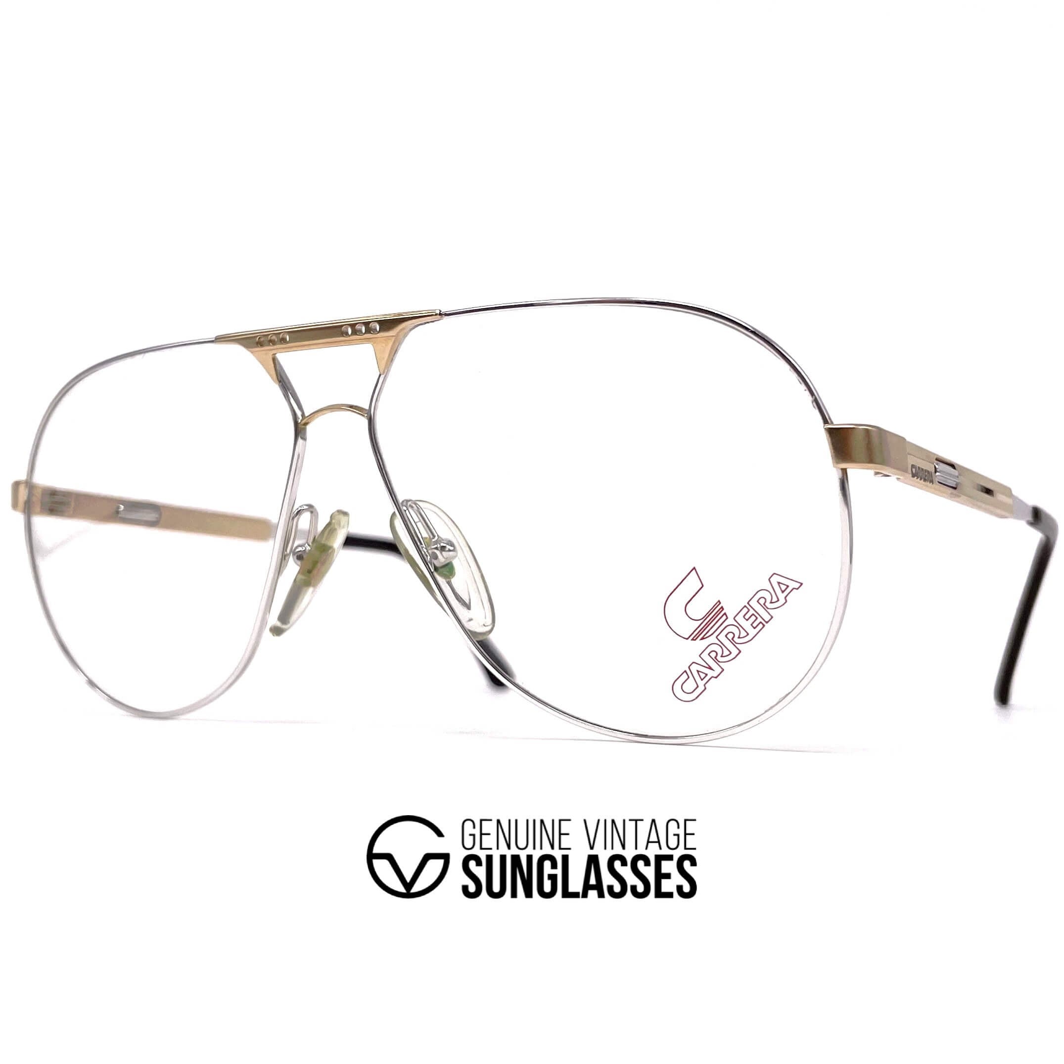 Vintage CARRERA 5318 VARIO gold glasses frames