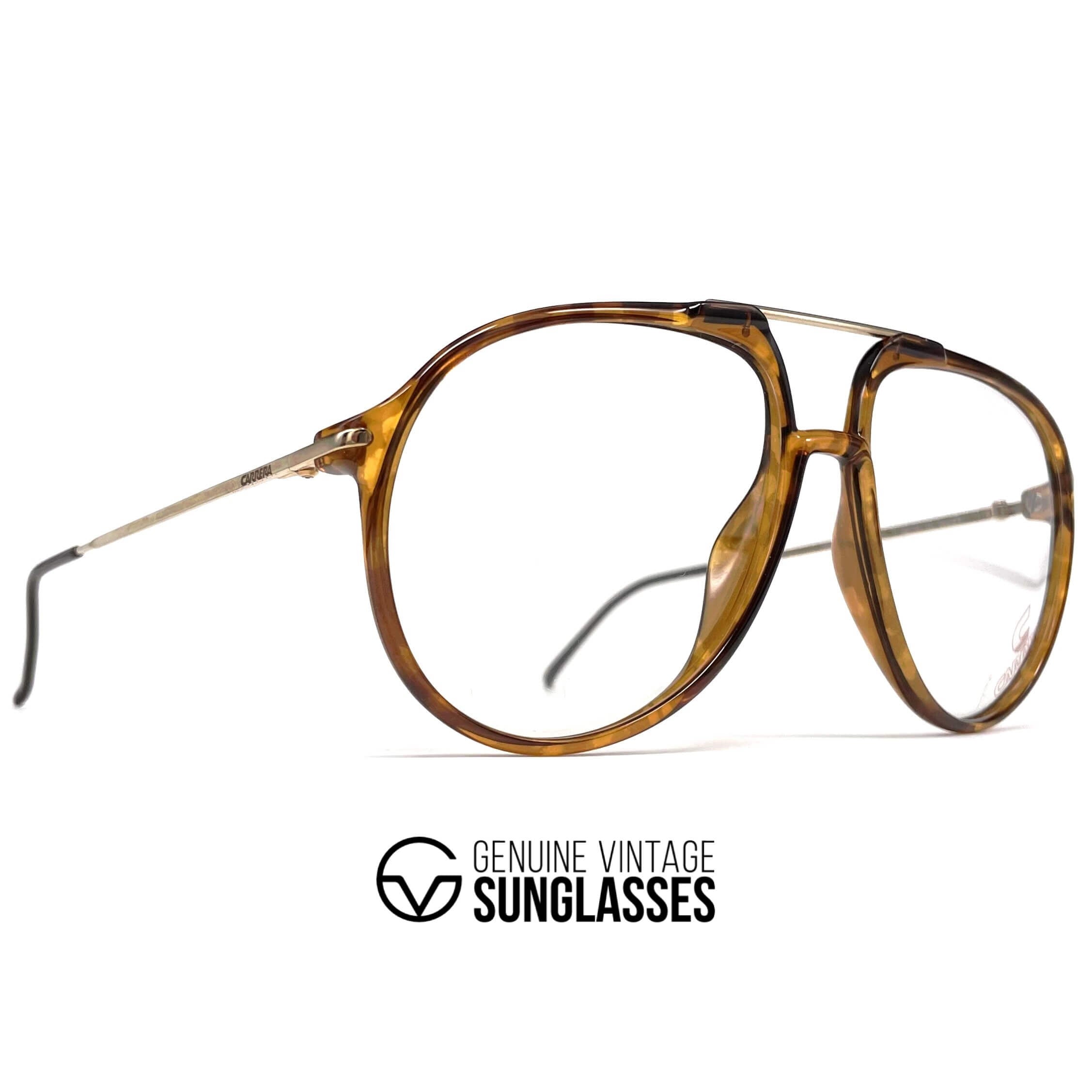 Vintage CARRERA 5327 tortoise shell XL designer glasses frames