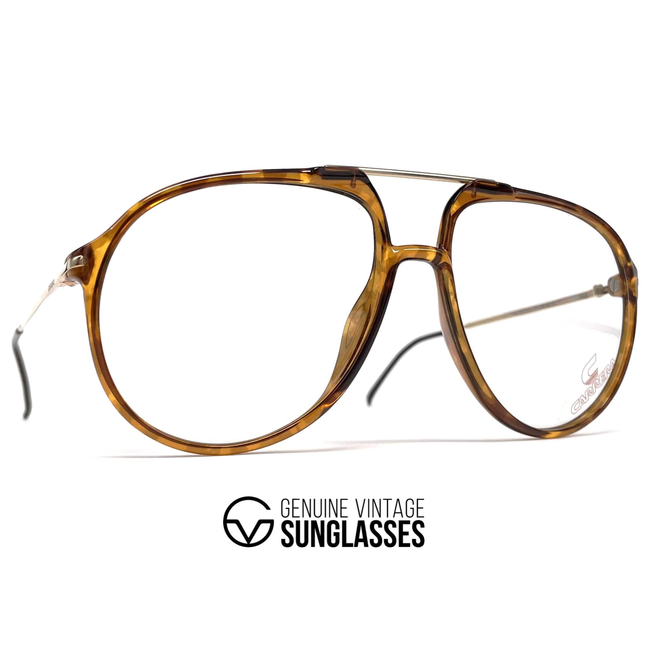 Vintage CARRERA 5327 tortoise shell XL designer glasses frames