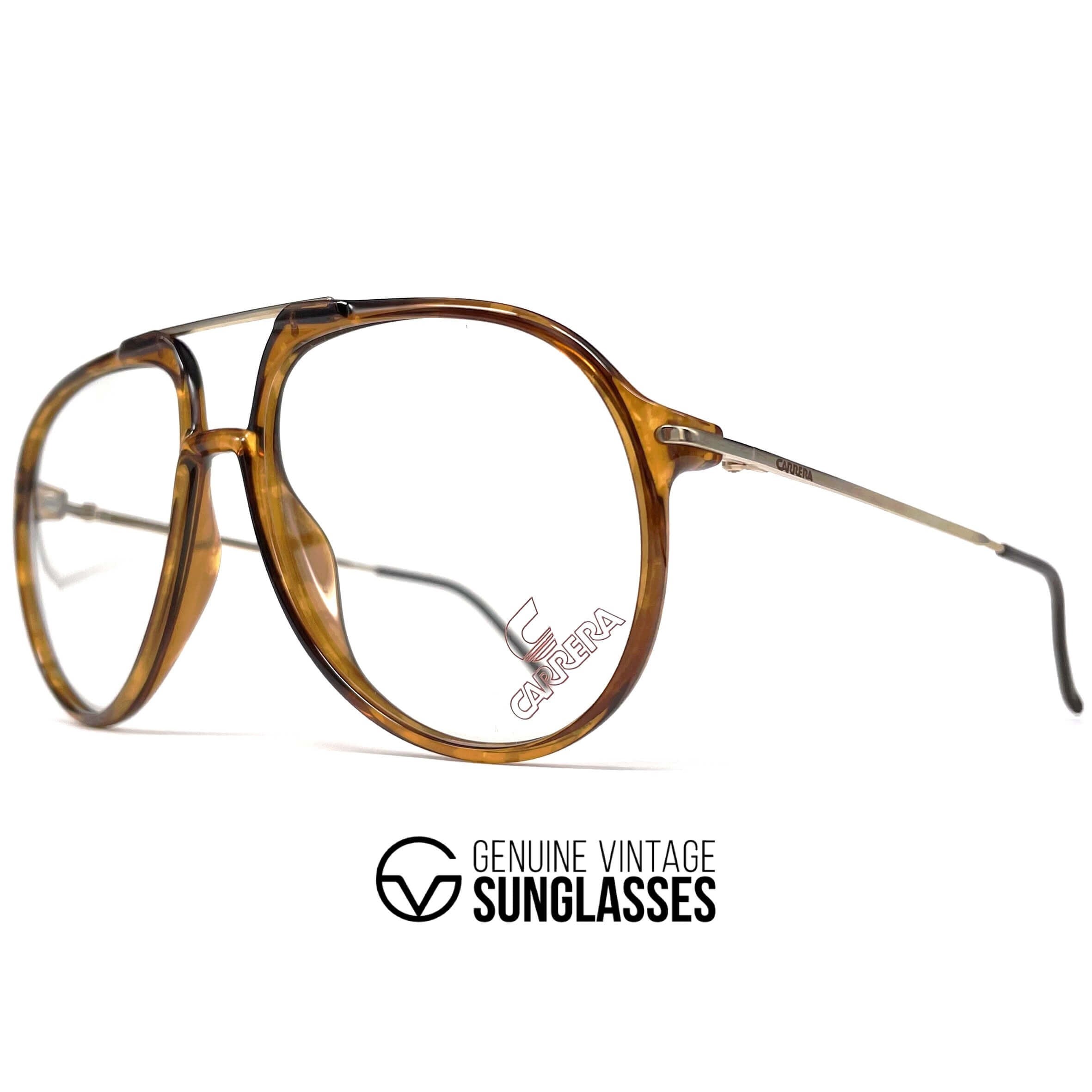 Vintage CARRERA 5327 tortoise shell XL designer glasses frames
