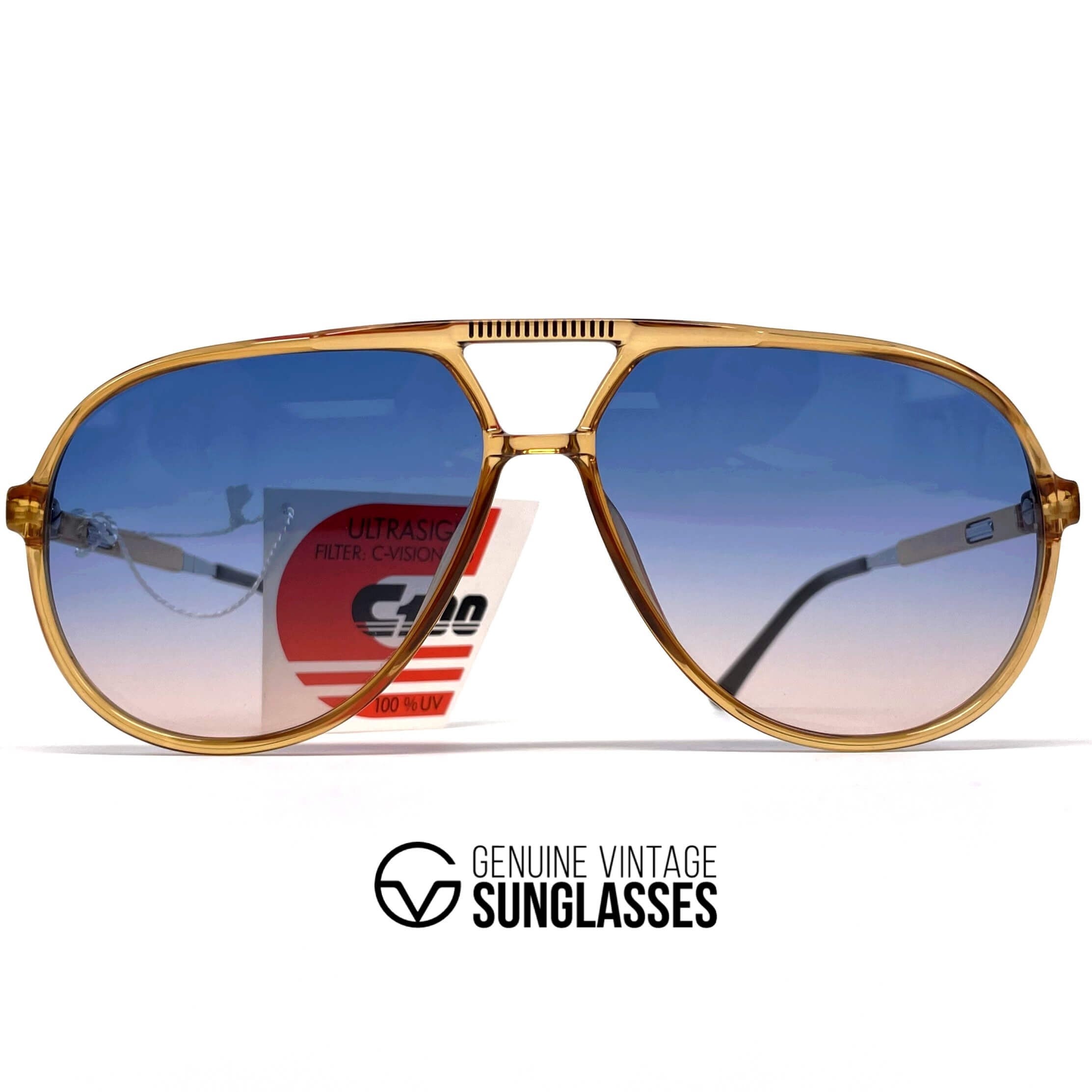 Vintage CARRERA 5335 VARIO ambar blue aviator sunglasses