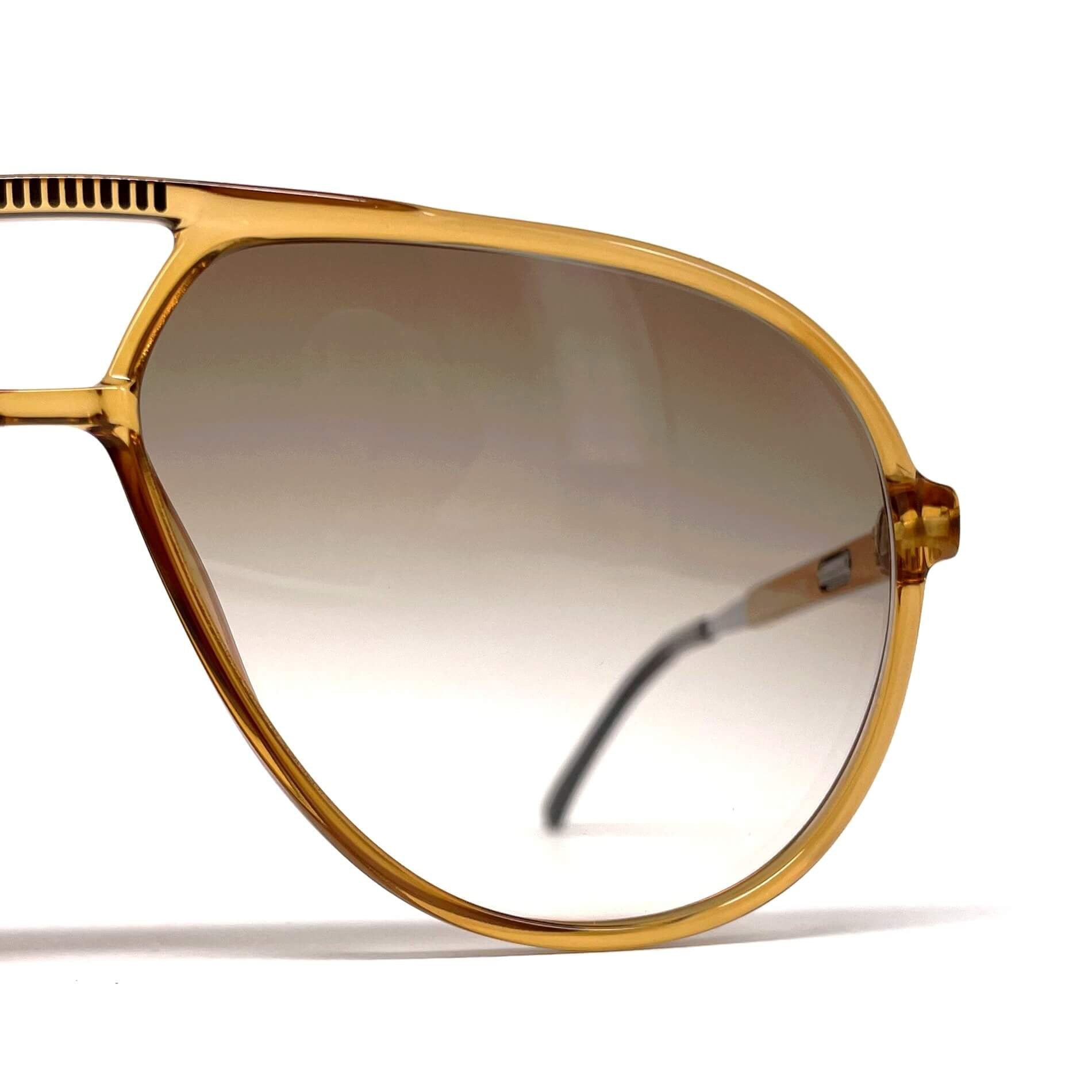 Vintage CARRERA 5335 VARIO ambar brown crystal aviator sunglasses
