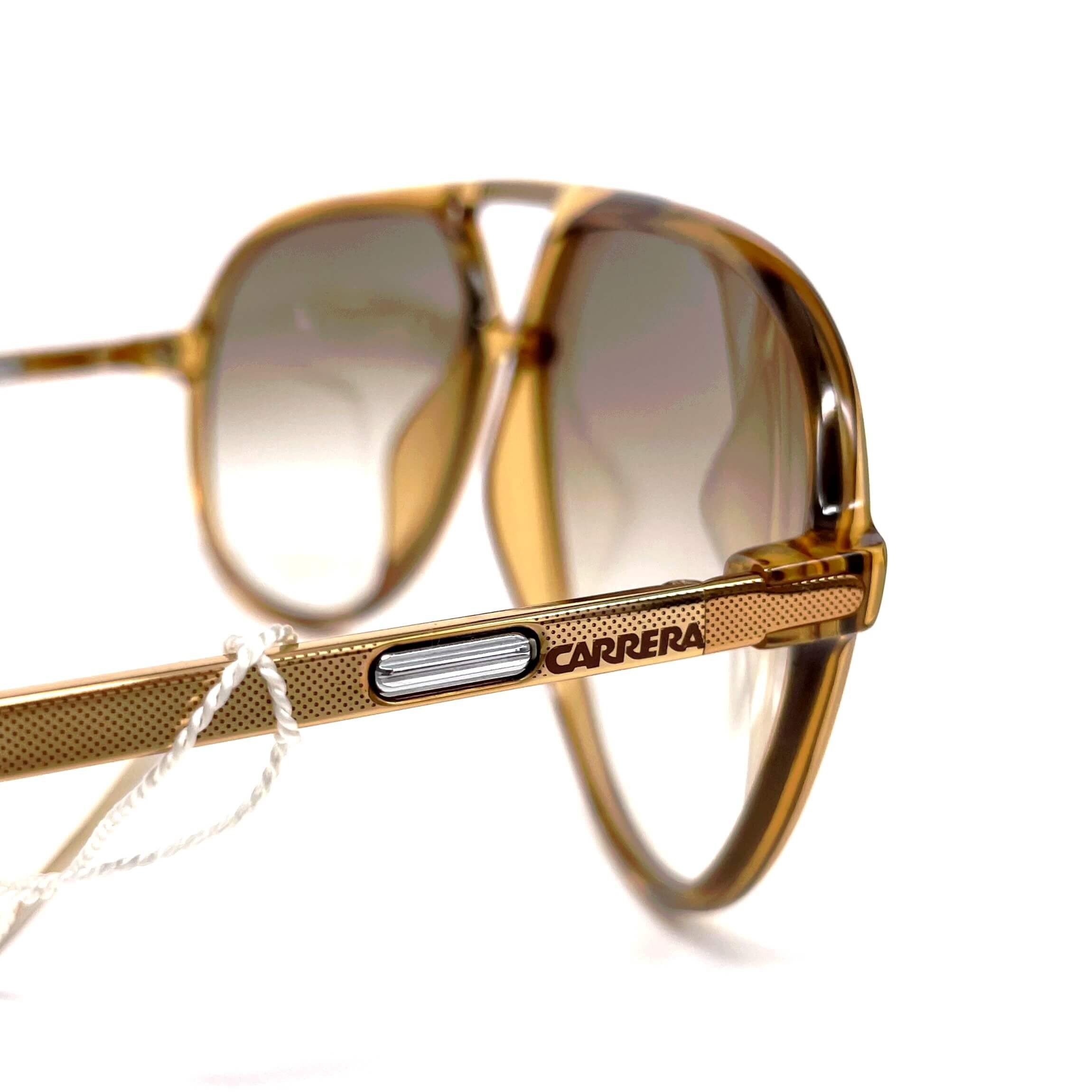 Vintage CARRERA 5335 VARIO ambar brown crystal aviator sunglasses