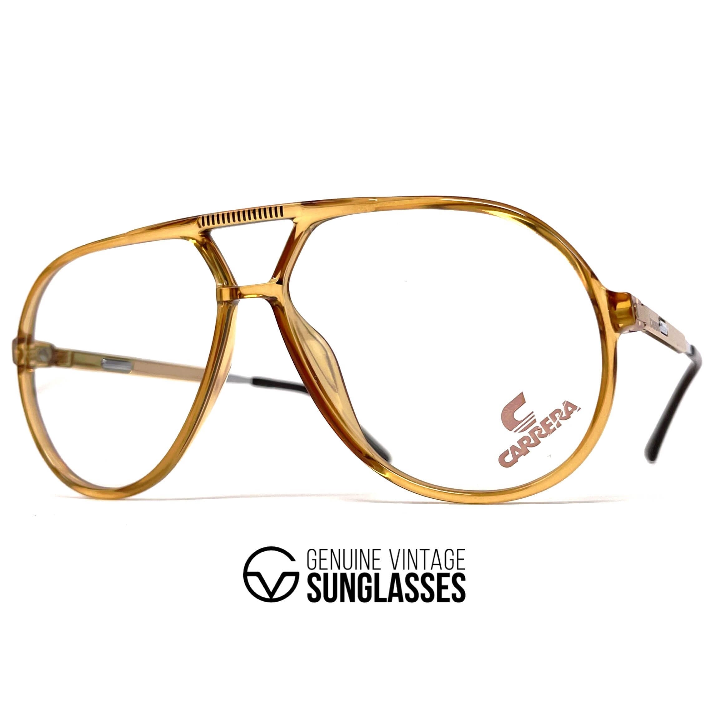 Vintage CARRERA 5335 VARIO crystal aviator glasses frames