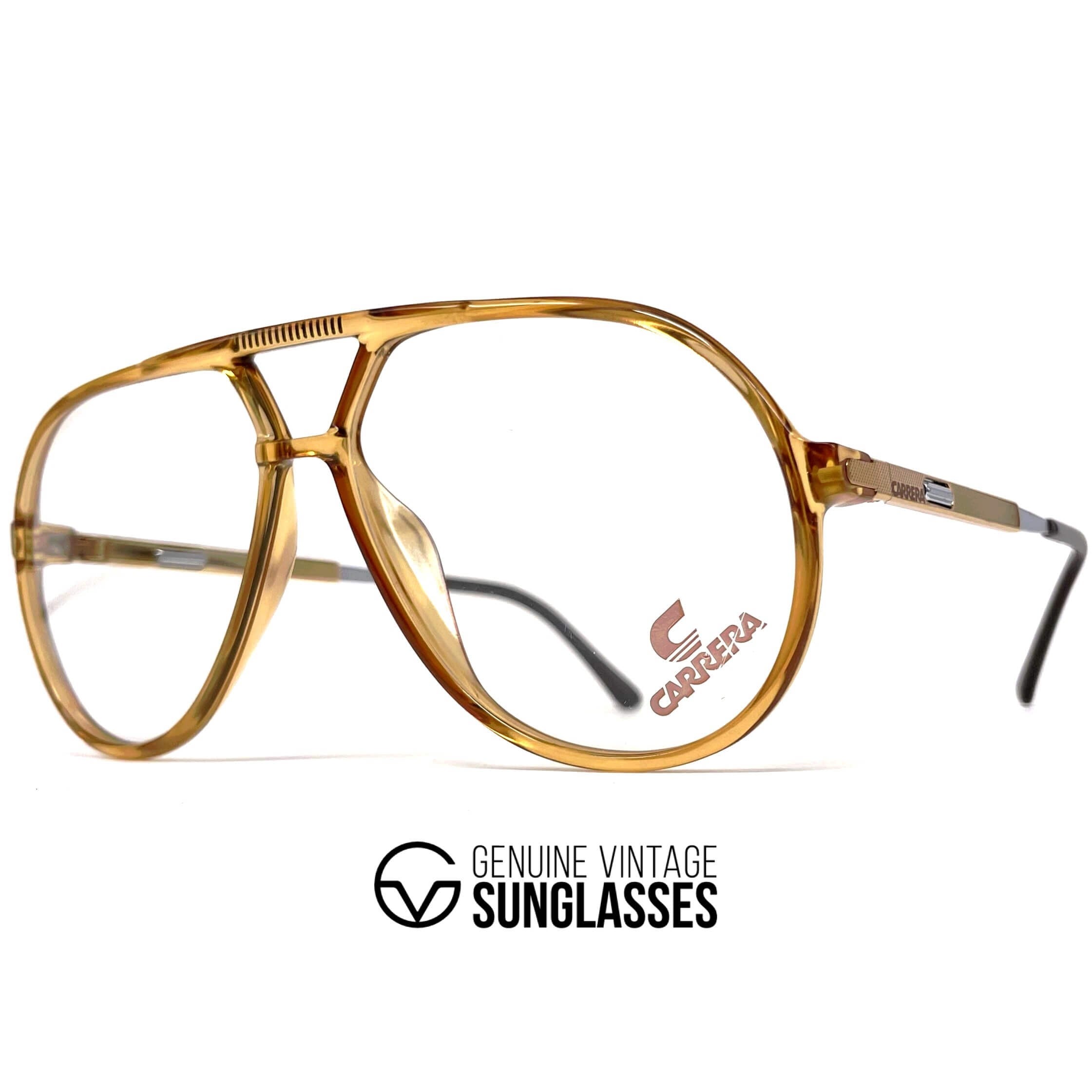 Vintage CARRERA 5335 VARIO crystal aviator glasses frames