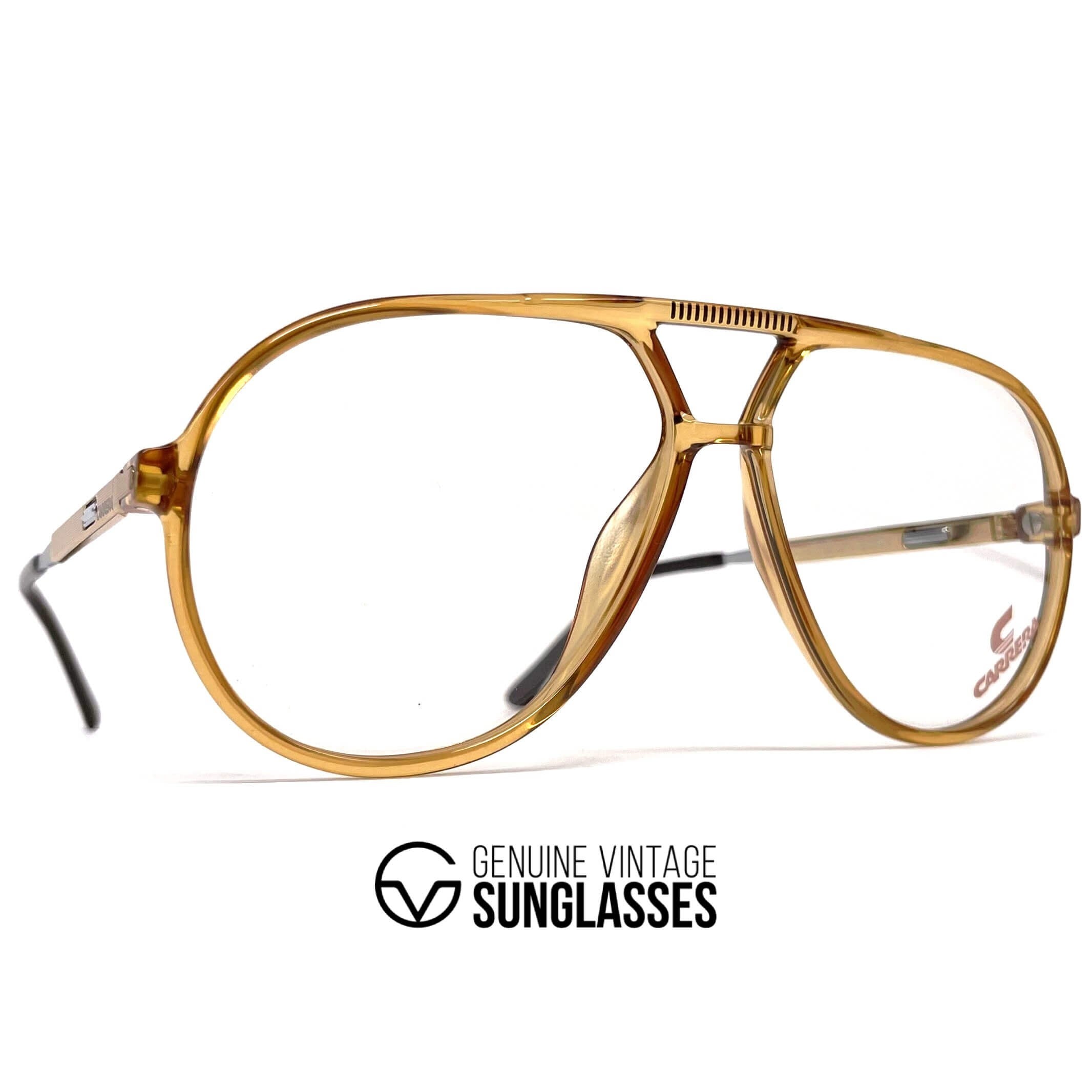 Vintage CARRERA 5335 VARIO crystal aviator glasses frames