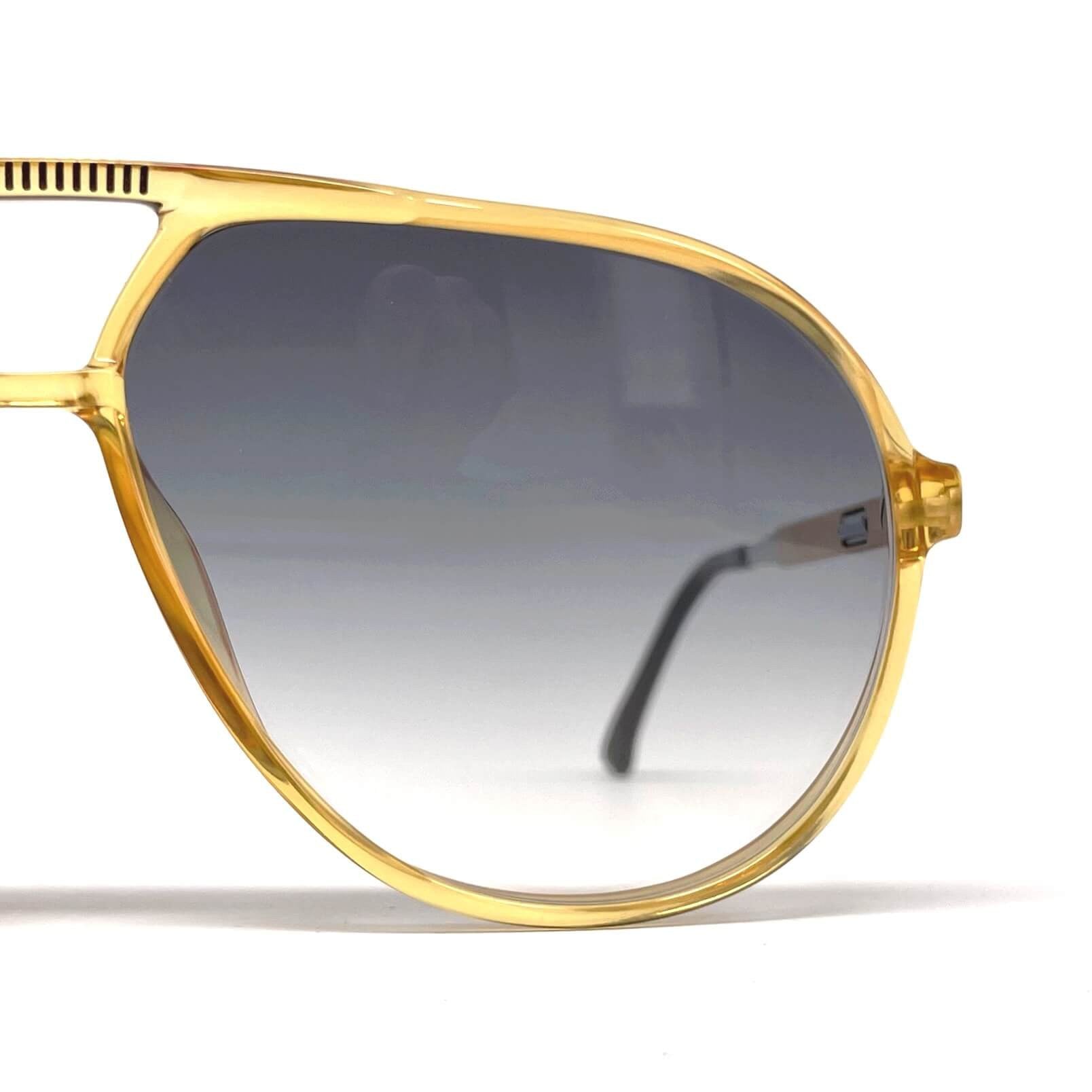 Vintage CARRERA 5335 VARIO yellow crystal aviator sunglasses