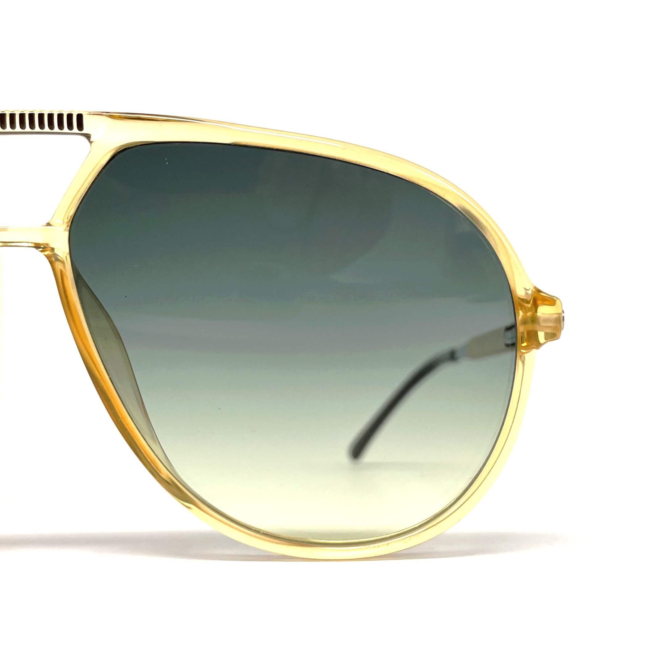 Vintage CARRERA 5335 VARIO yellow green aviator sunglasses