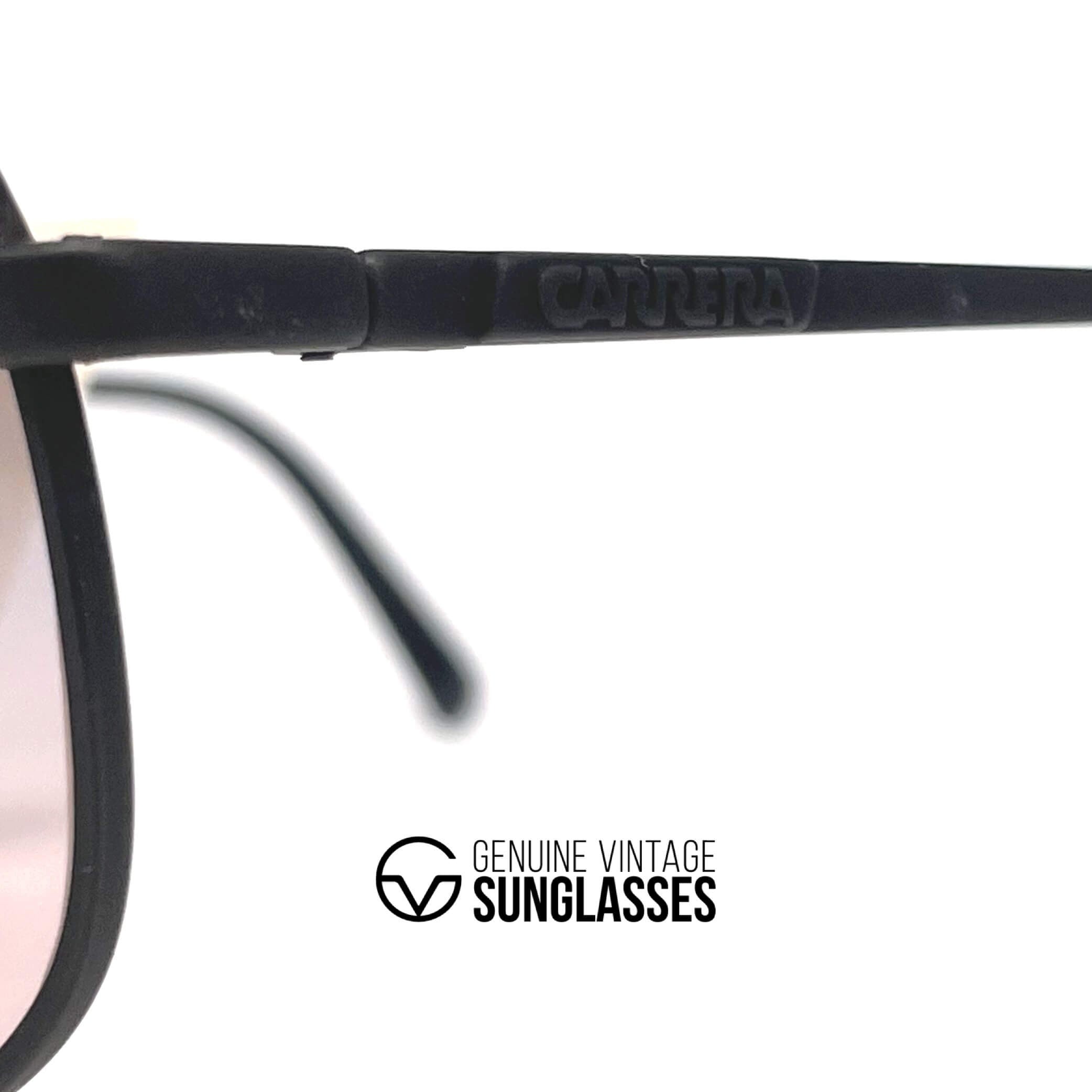 Vintage CARRERA 5337 black pink aviator sunglasses