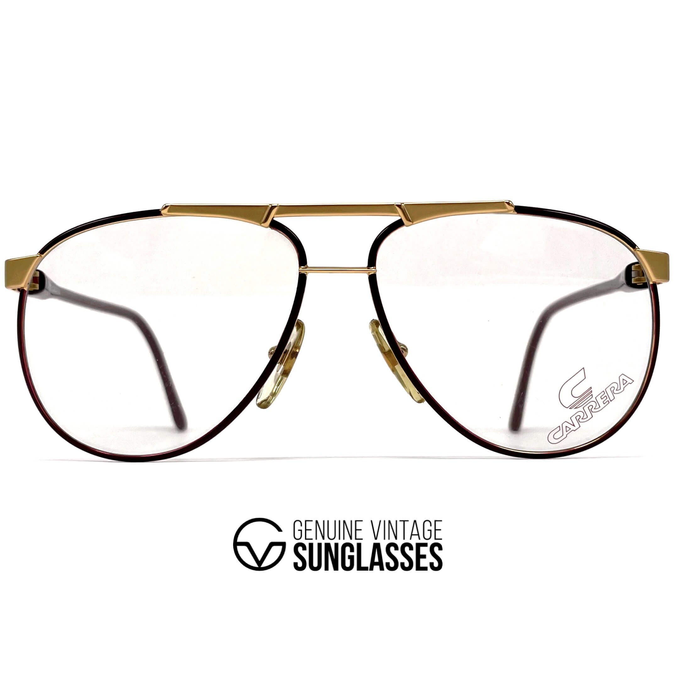 Vintage CARRERA 5338 designer aviator glasses frames