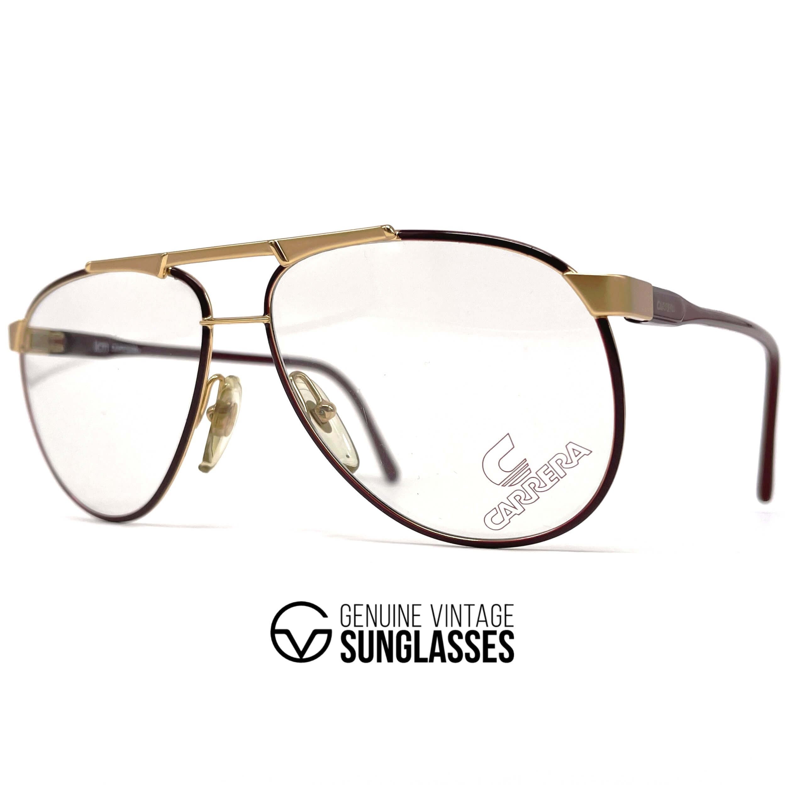 Vintage CARRERA 5338 designer aviator glasses frames