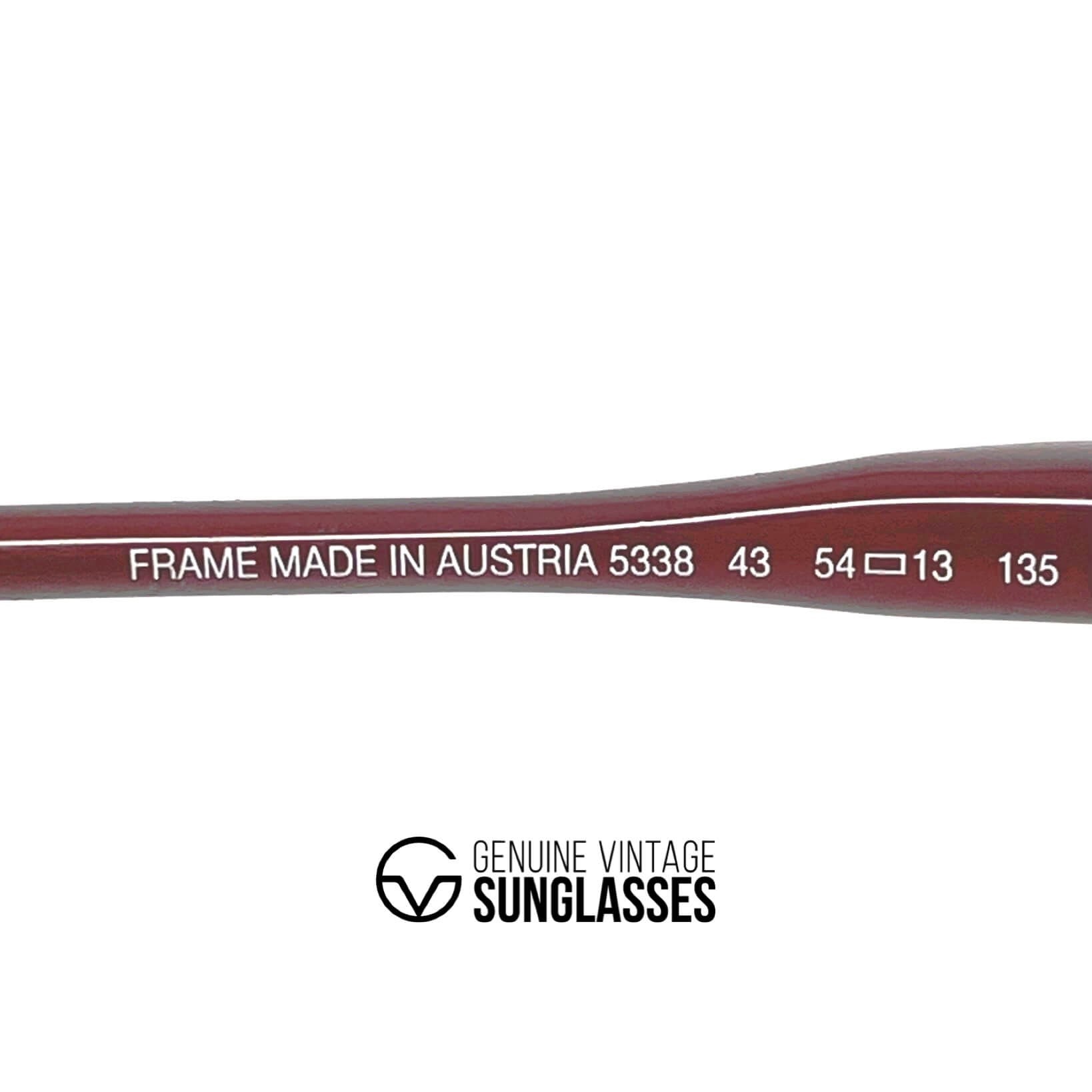 Vintage CARRERA 5338 designer aviator glasses frames