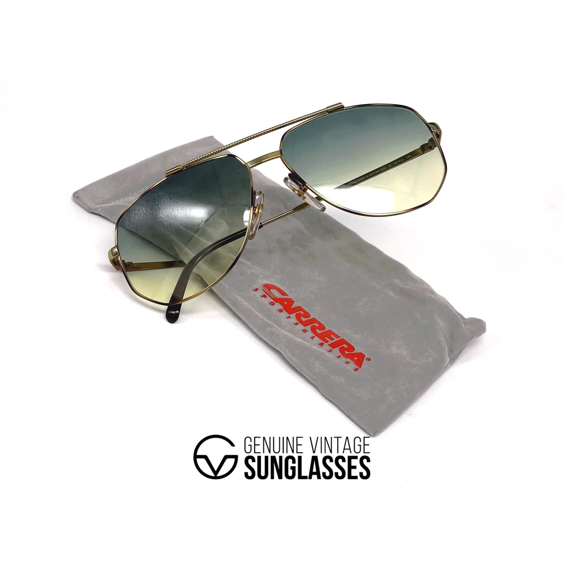 Vintage CARRERA 5384 rare aviator sunglasses