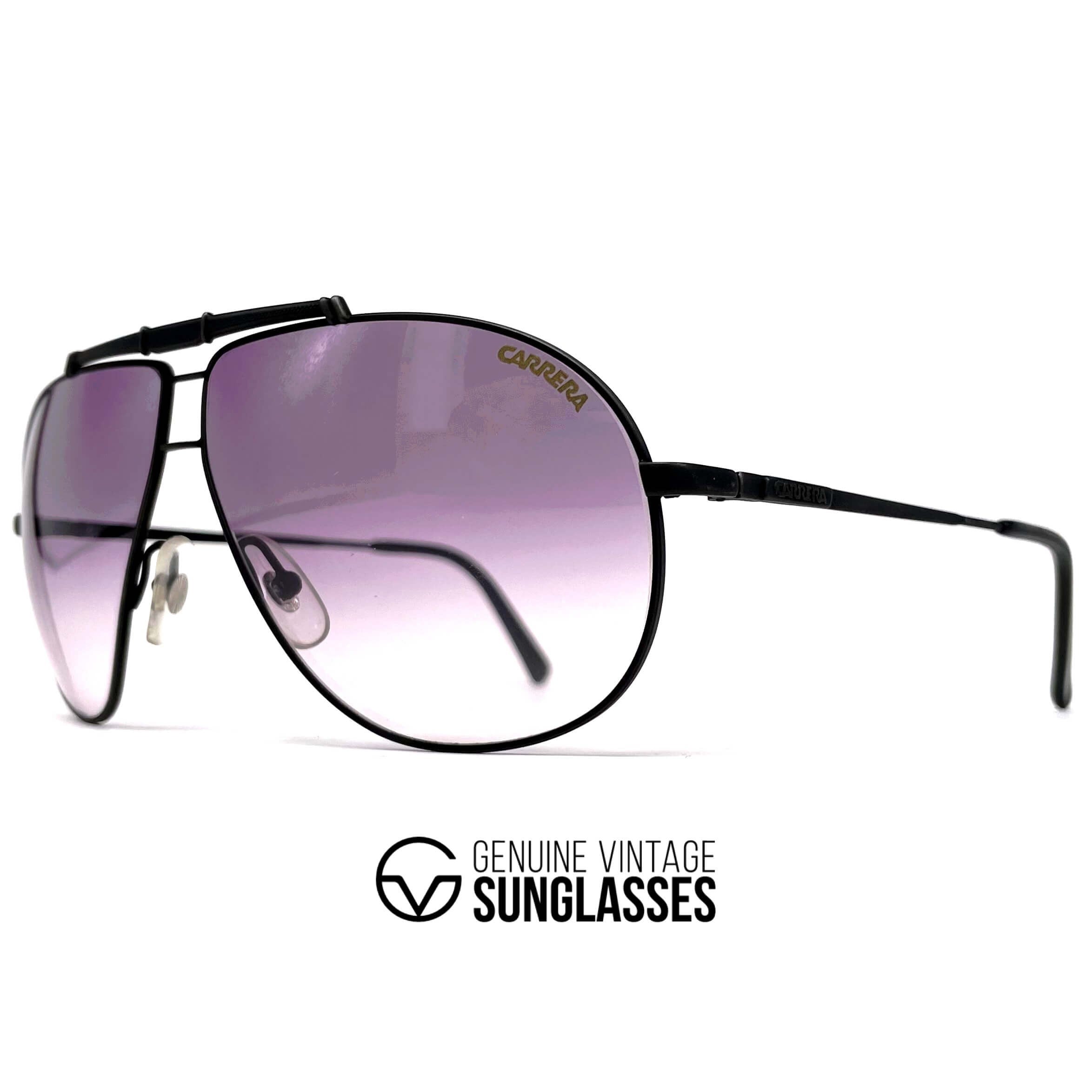 Vintage CARRERA 5401 metal aviator designer sunglasses