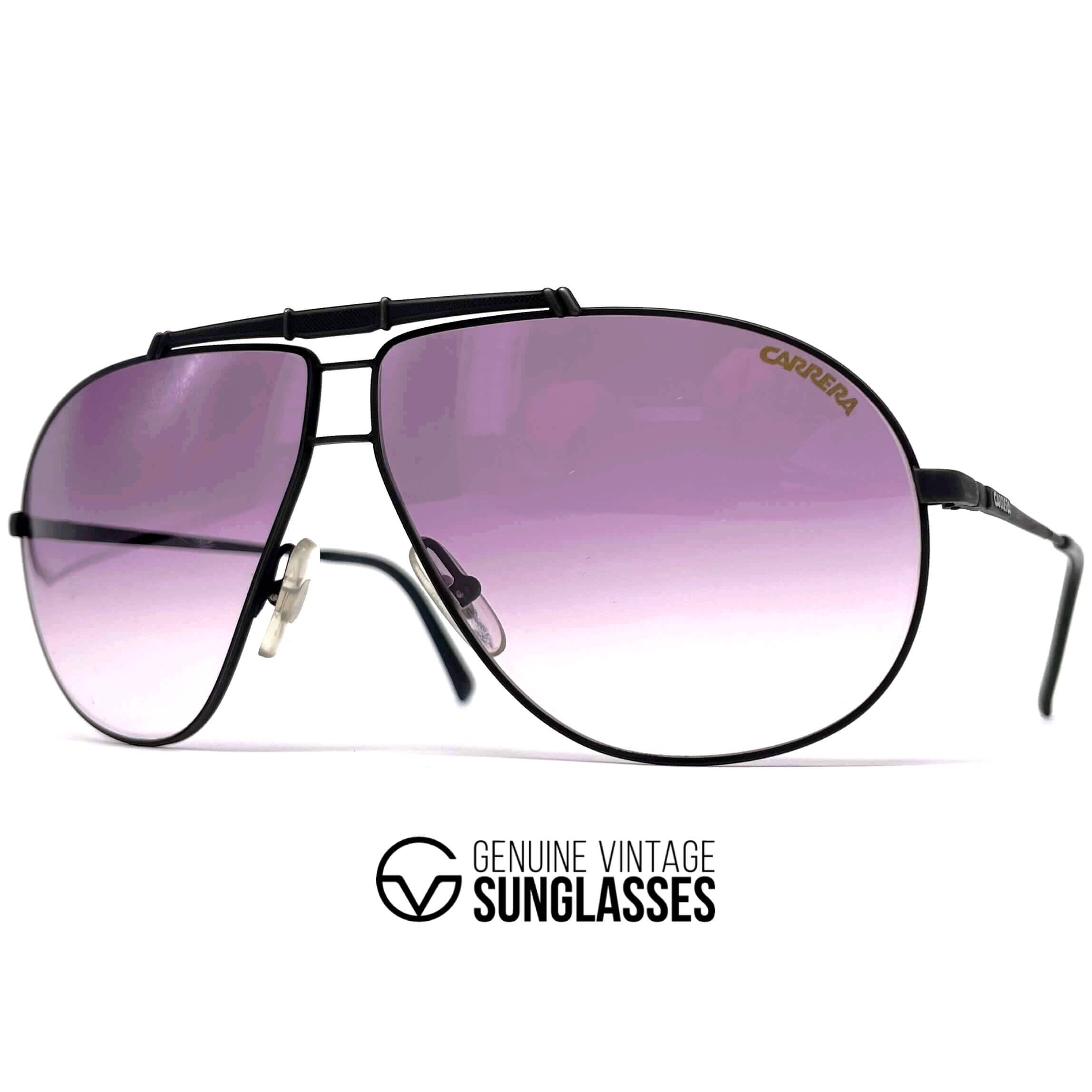 Vintage CARRERA 5401 metal aviator designer sunglasses