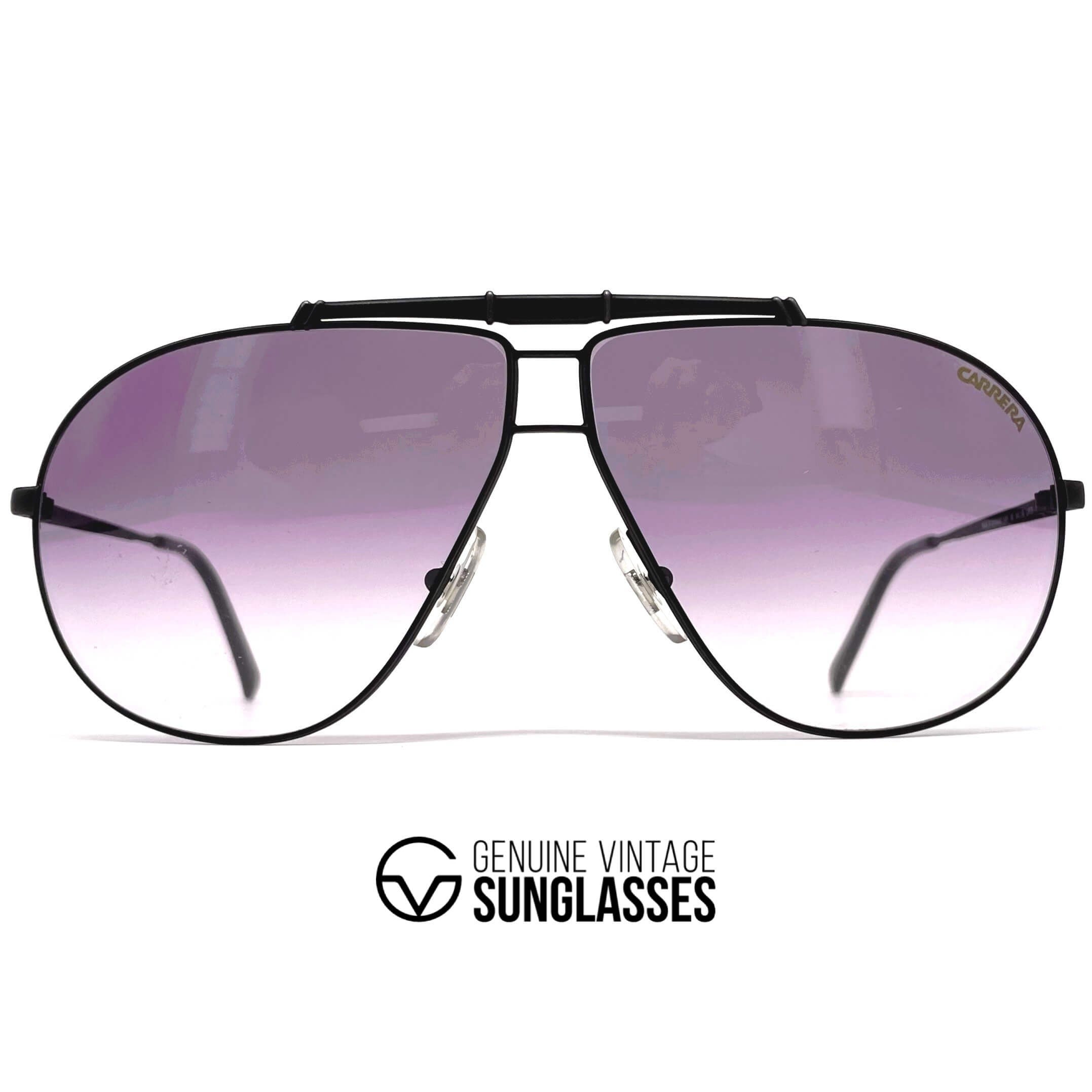 Vintage CARRERA 5401 metal aviator designer sunglasses