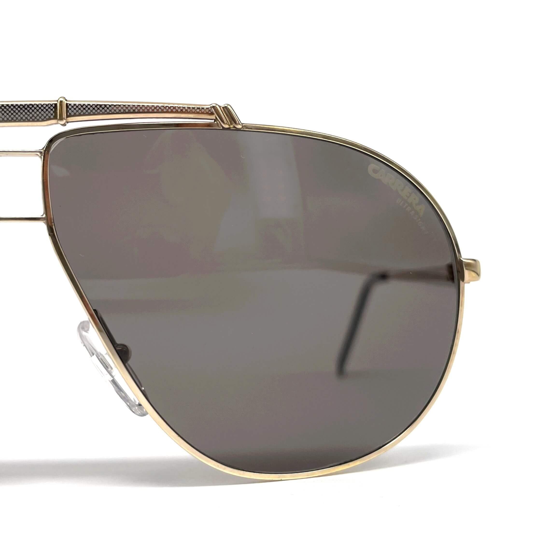 Vintage CARRERA 5401 "Ultrasight" gold aviator sunglasses