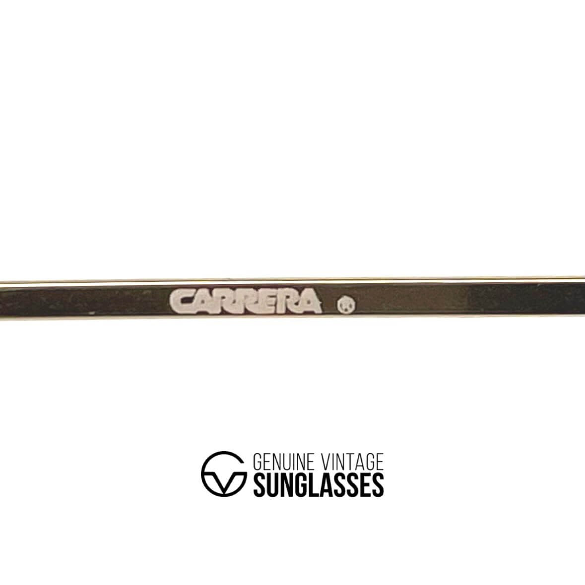 Vintage CARRERA 5410 Brad Pitt brown aviator sunglasses