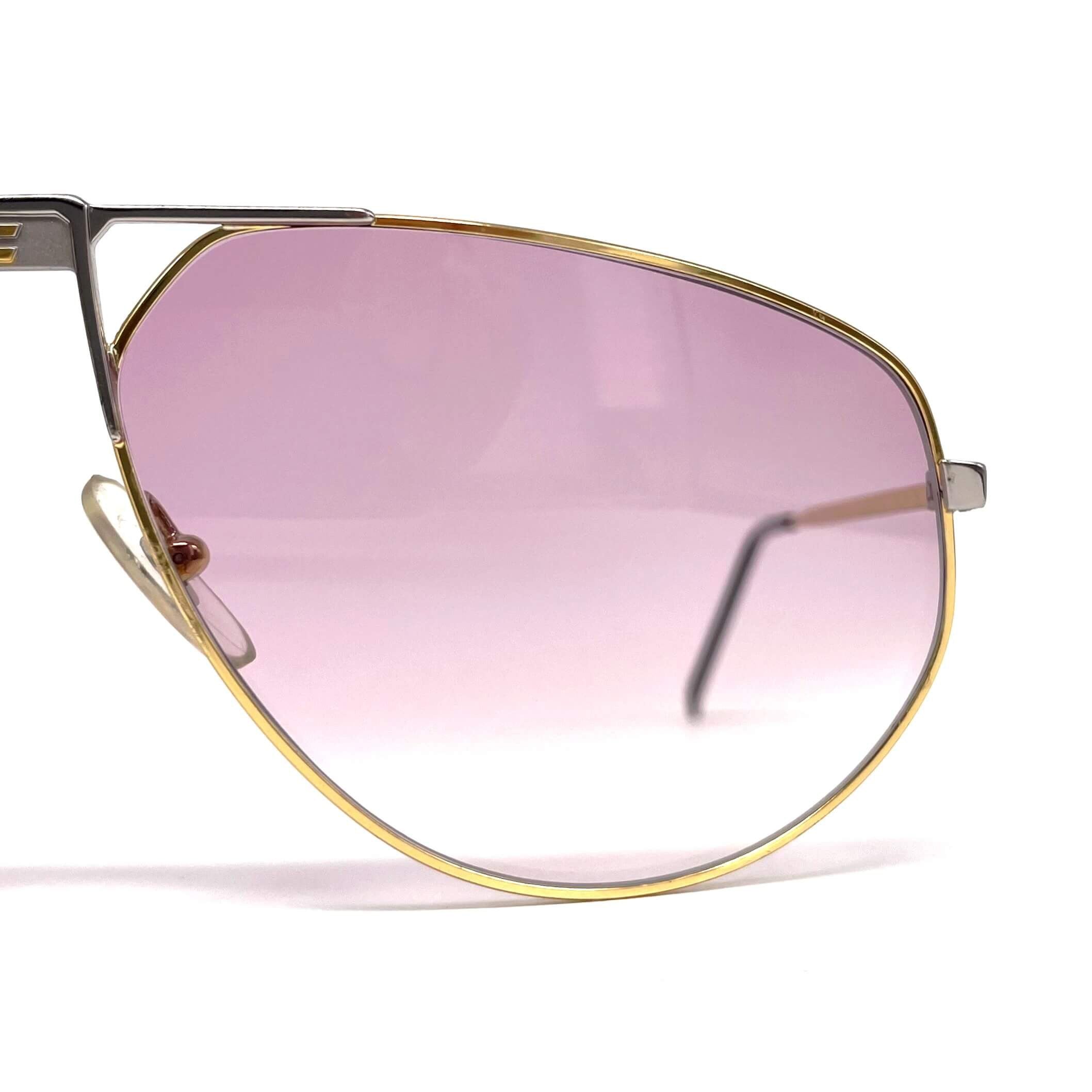 Vintage CARRERA 5410 "Brad Pitt" pink aviator sunglasses