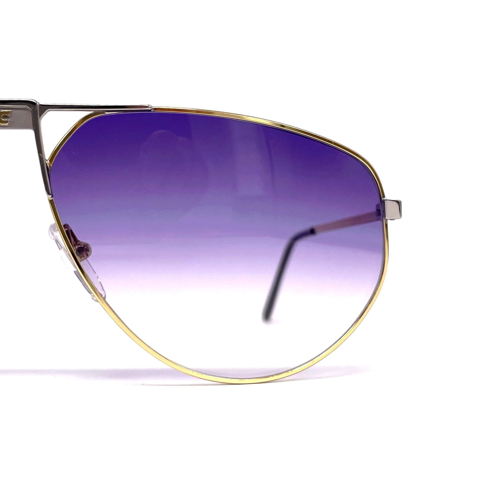 Vintage CARRERA 5410 "Brad Pitt" purple aviator sunglasses